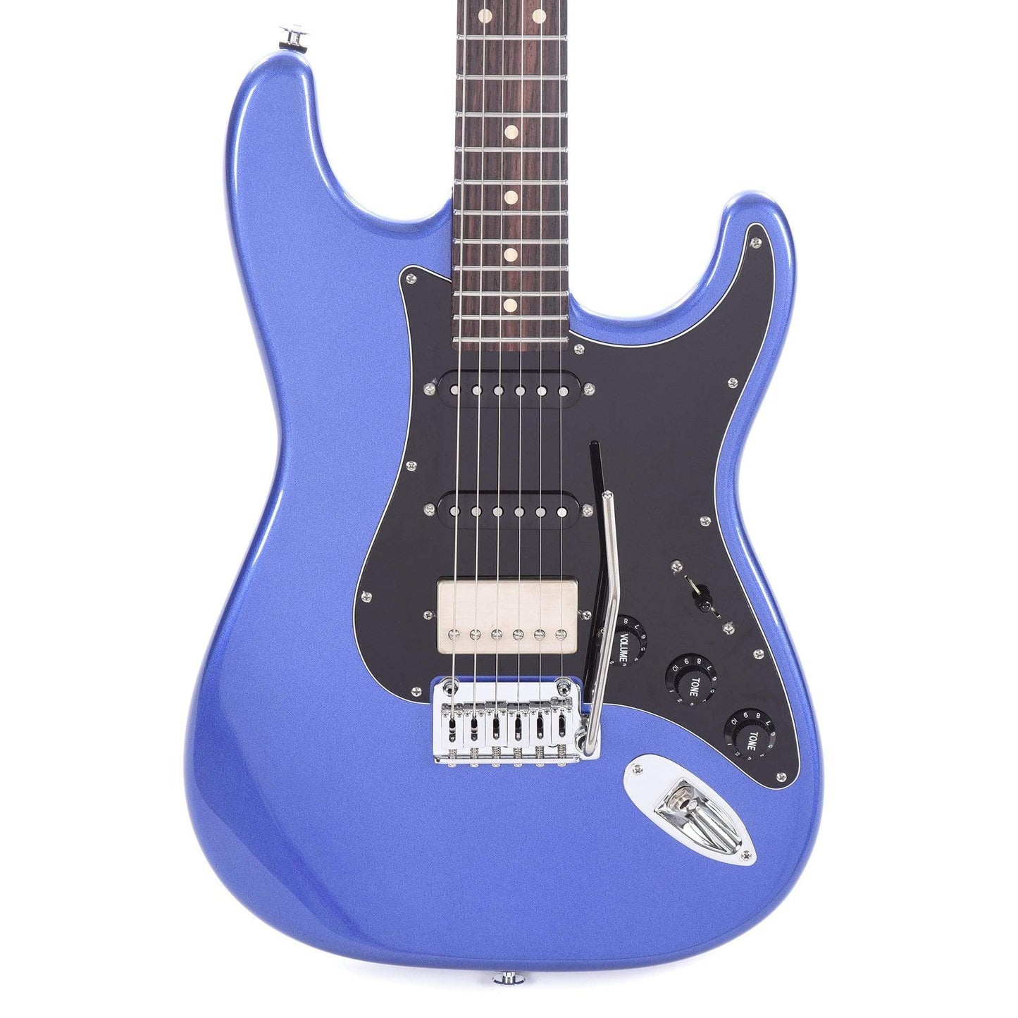 Suhr Limited Edition Classic S HSS Metallic Indigo SSCII Roasted Flame Maple Neck Electric Guitars / Solid Body