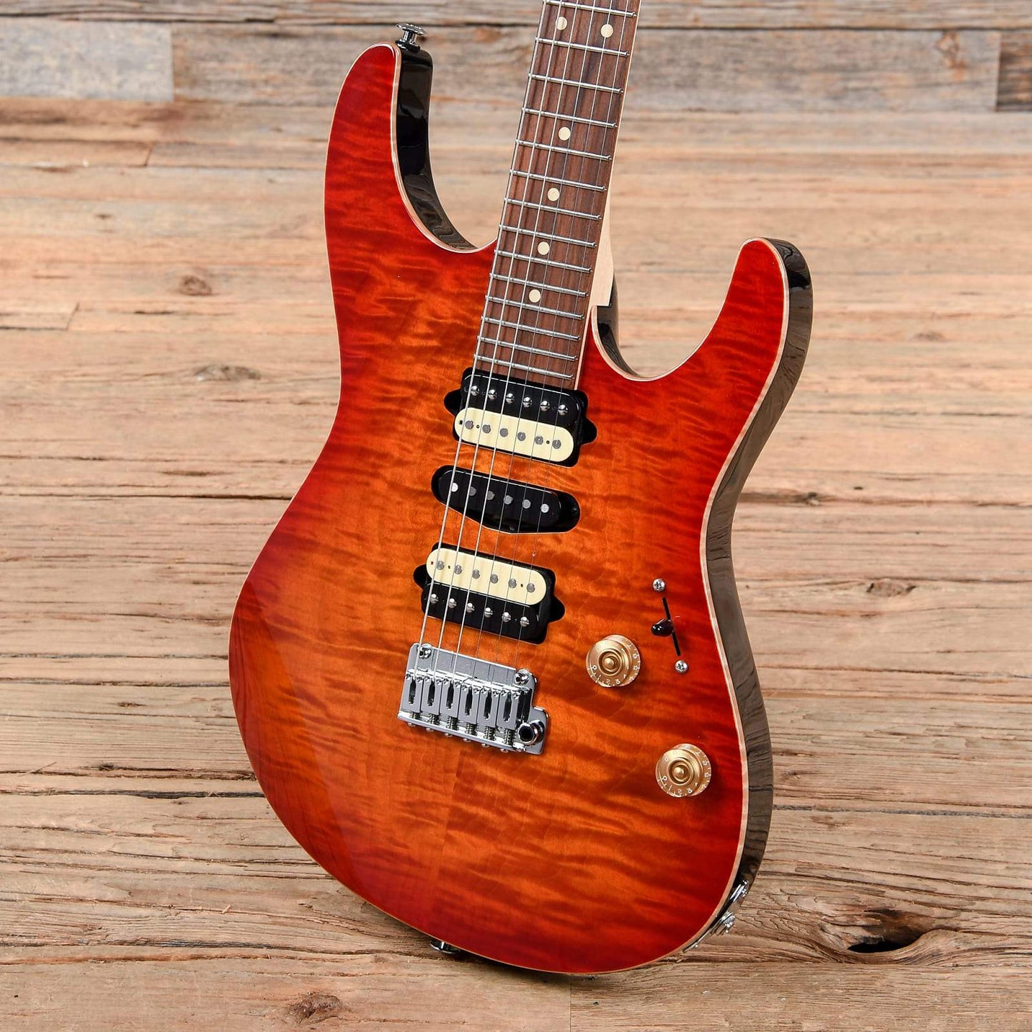 Suhr Modern Plus Curly 2018 Limited Run Fireburst 2018 Electric Guitars / Solid Body