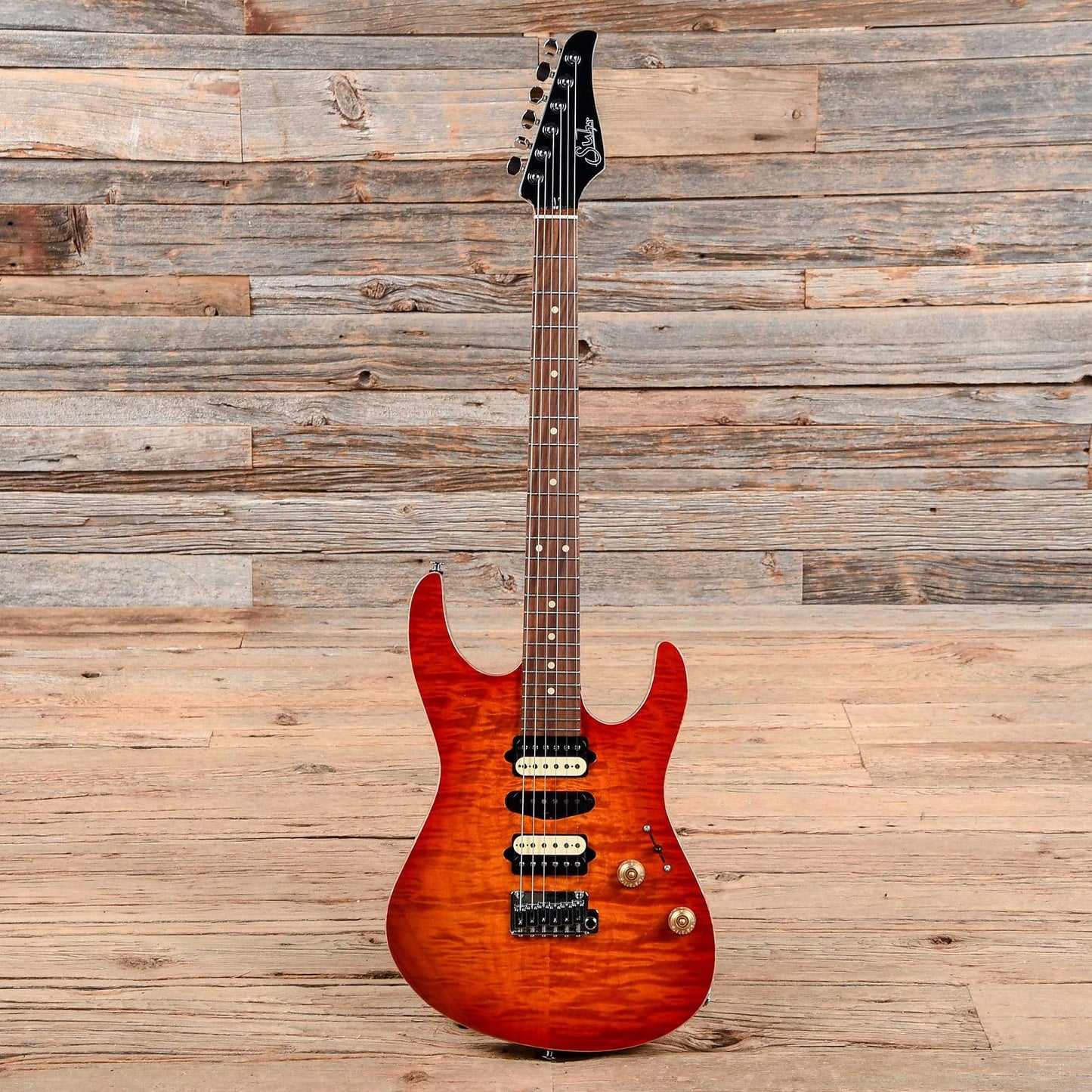 Suhr Modern Plus Curly 2018 Limited Run Fireburst 2018 Electric Guitars / Solid Body