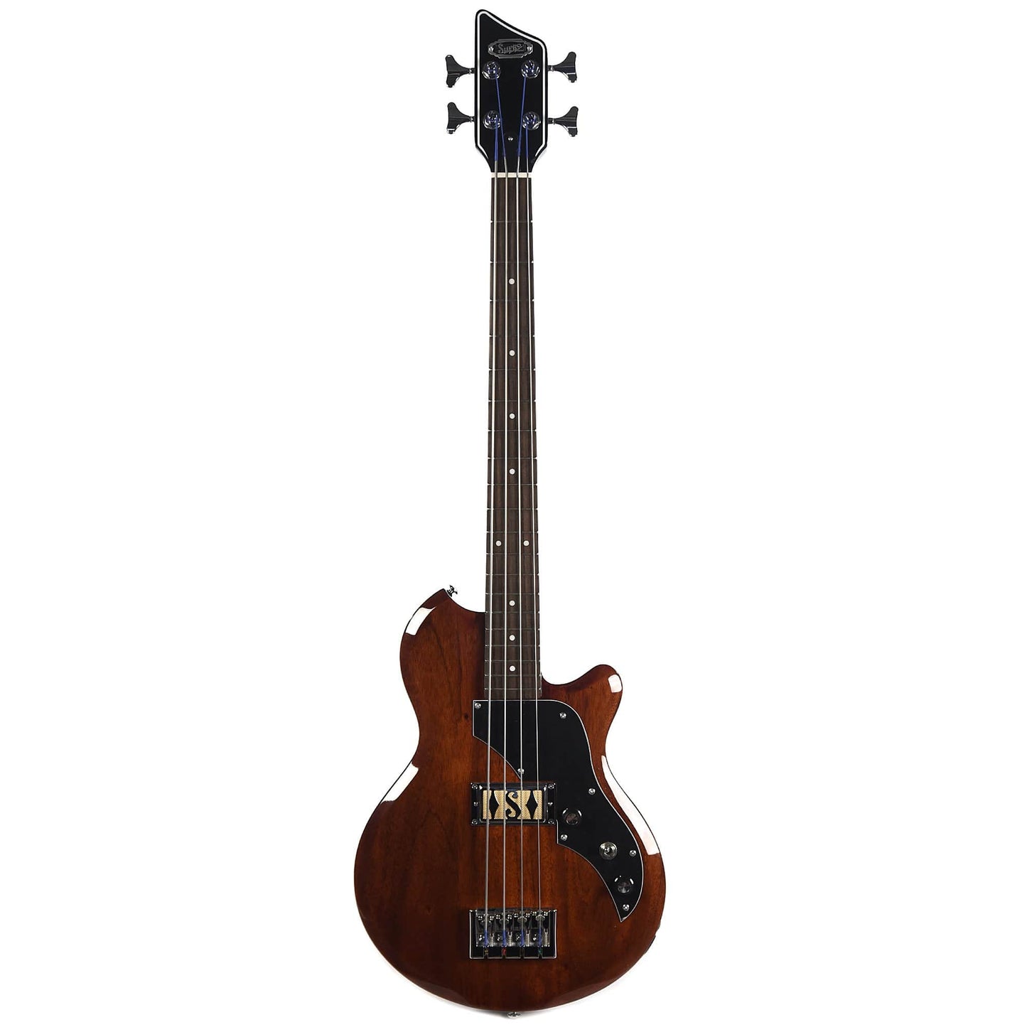 Supro Huntington I Bass Natural Mahogany w/Piezo Bass Guitars / 4-String