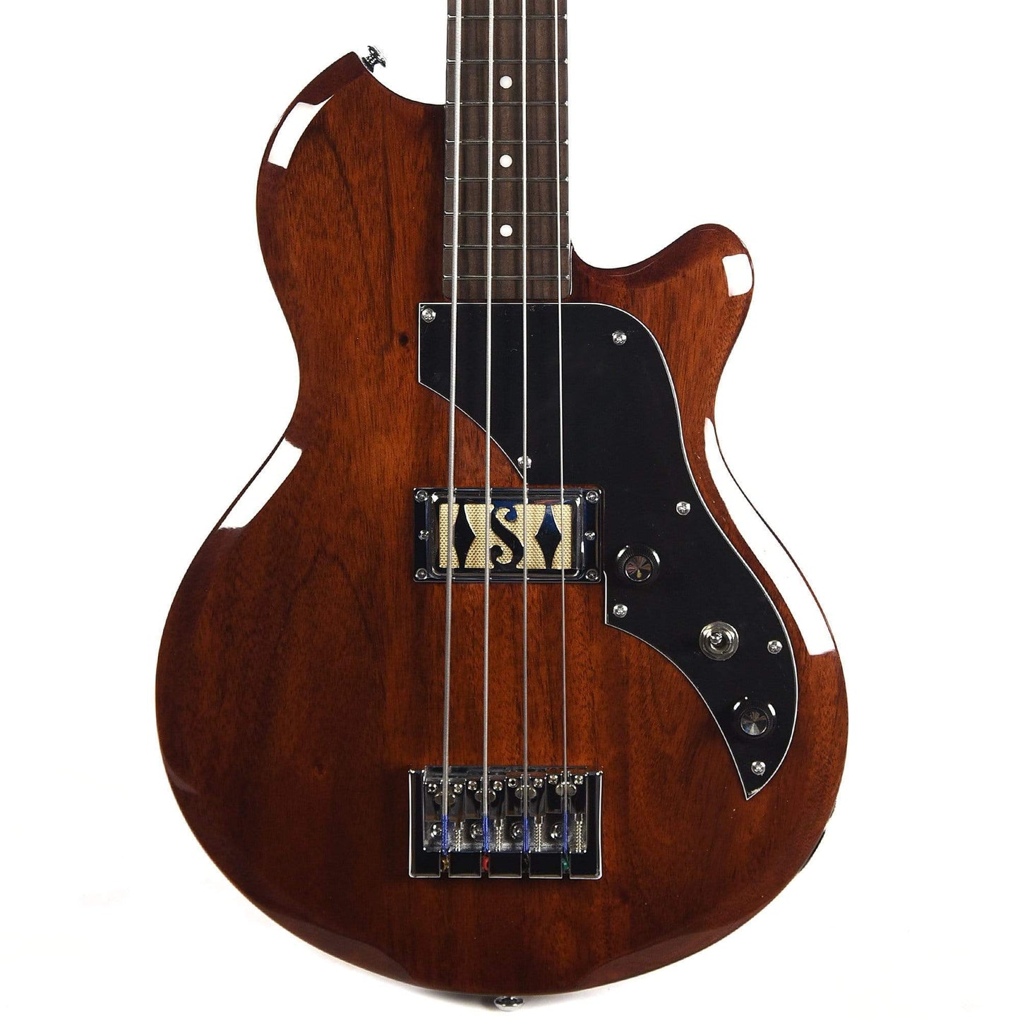 Supro Huntington I Bass Natural Mahogany w/Piezo Bass Guitars / 4-String