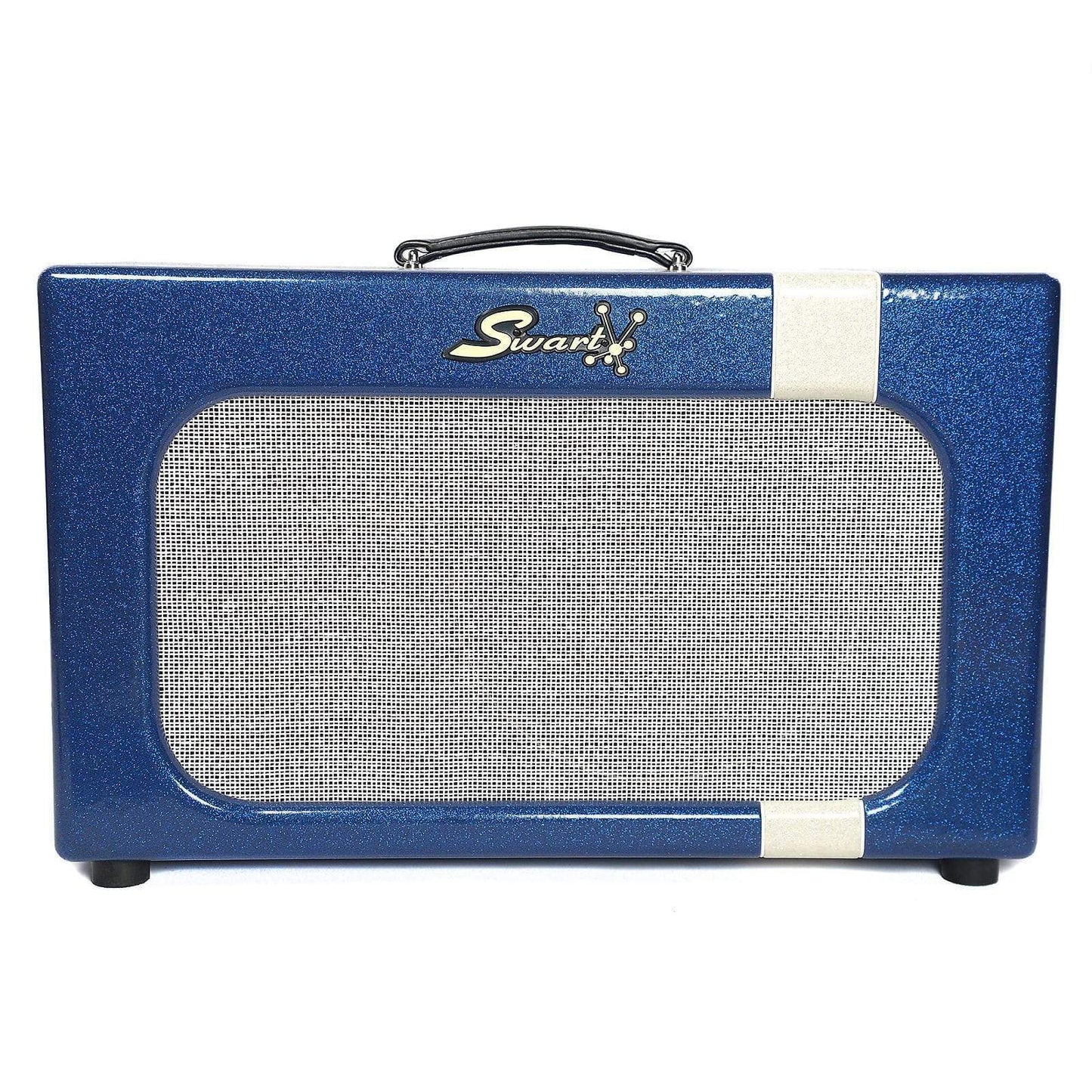 Swart MOD84 w/Celestion Gold Alnico Speaker & Blue Sparkle White Stripe Amps / Guitar Combos