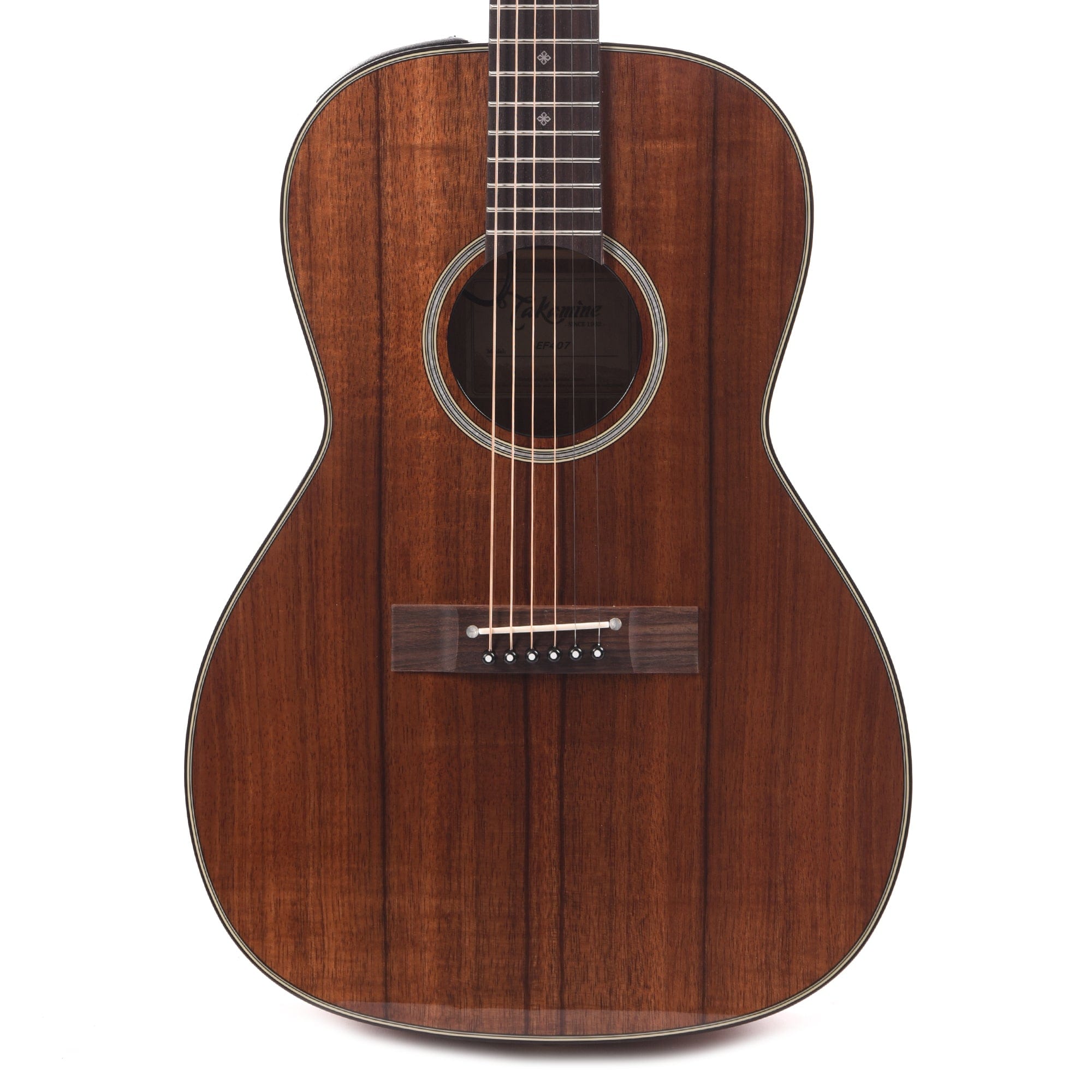 Takamine EF407 Orchestra Hawaiian Koa Acoustic-Electric Natural