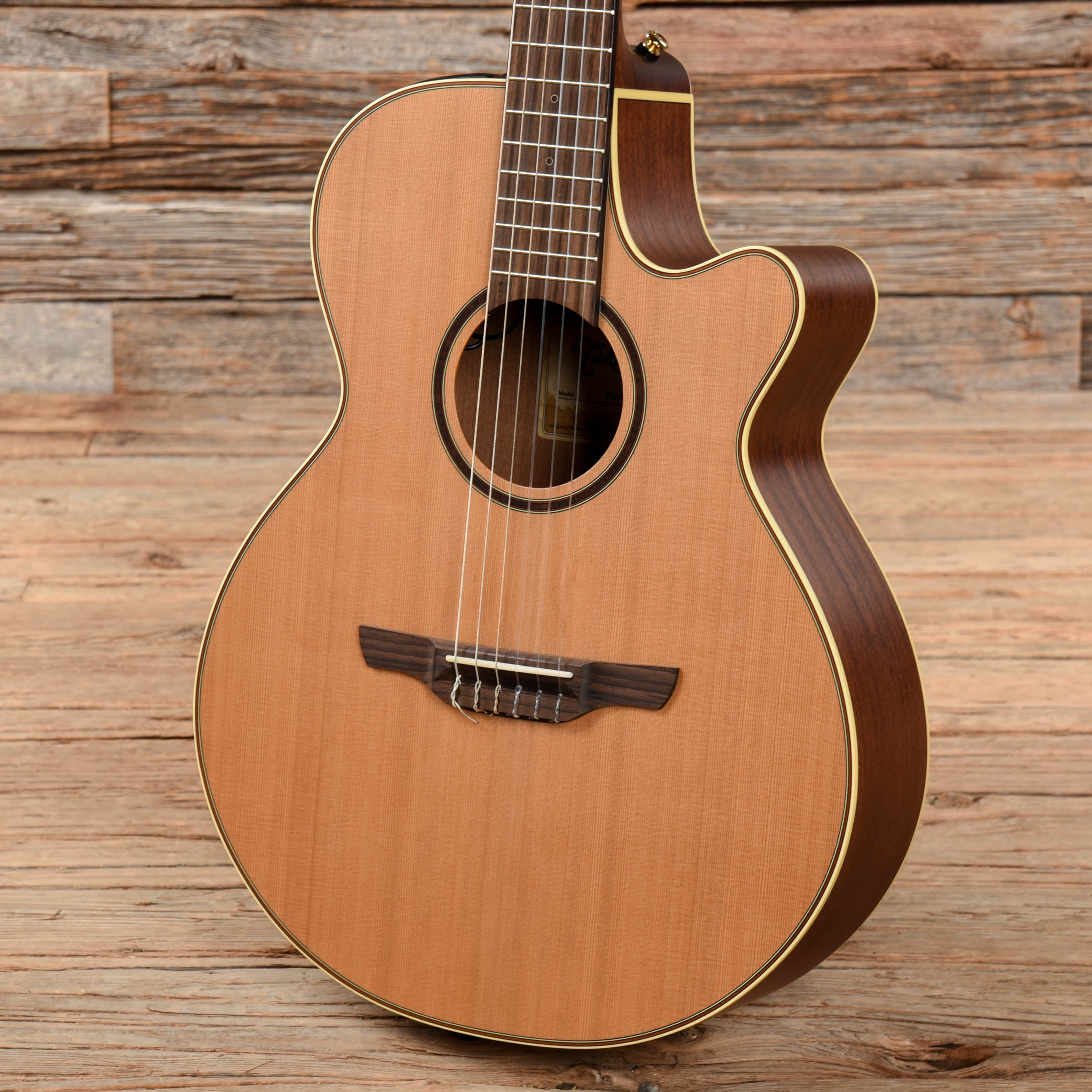 Takamine P3FCN Acoustic/Electric Nylon String Natural – Chicago Music  Exchange