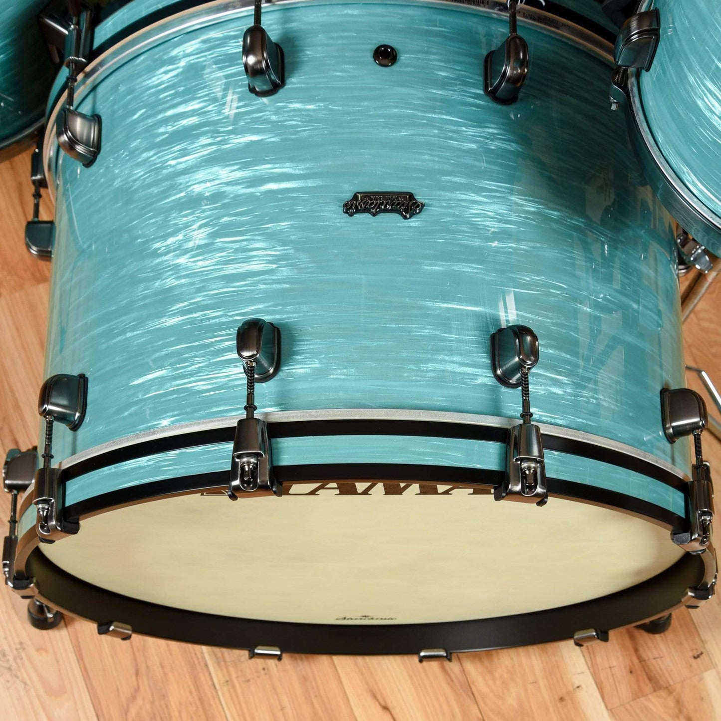 Tama Starclassic 12/16/22 3pc. Maple Drum Kit Surf Green Silk w/Smoked Black Nickel Hardware Drums and Percussion / Acoustic Drums / Full Acoustic Kits