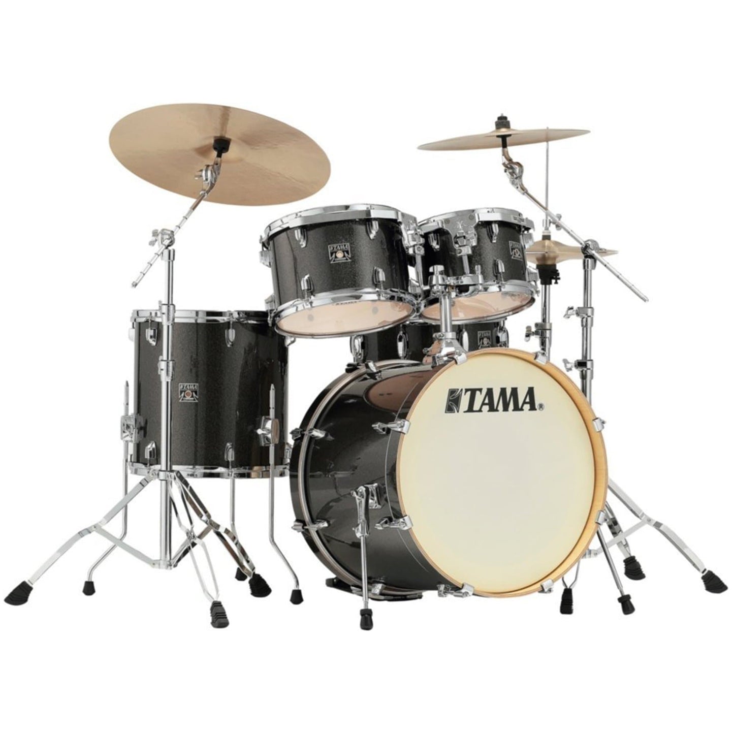 Tama Superstar Classic 10/12/14/20/5x14 5pc. Drum Kit Midnight Gold Sparkle Drums and Percussion / Acoustic Drums / Full Acoustic Kits