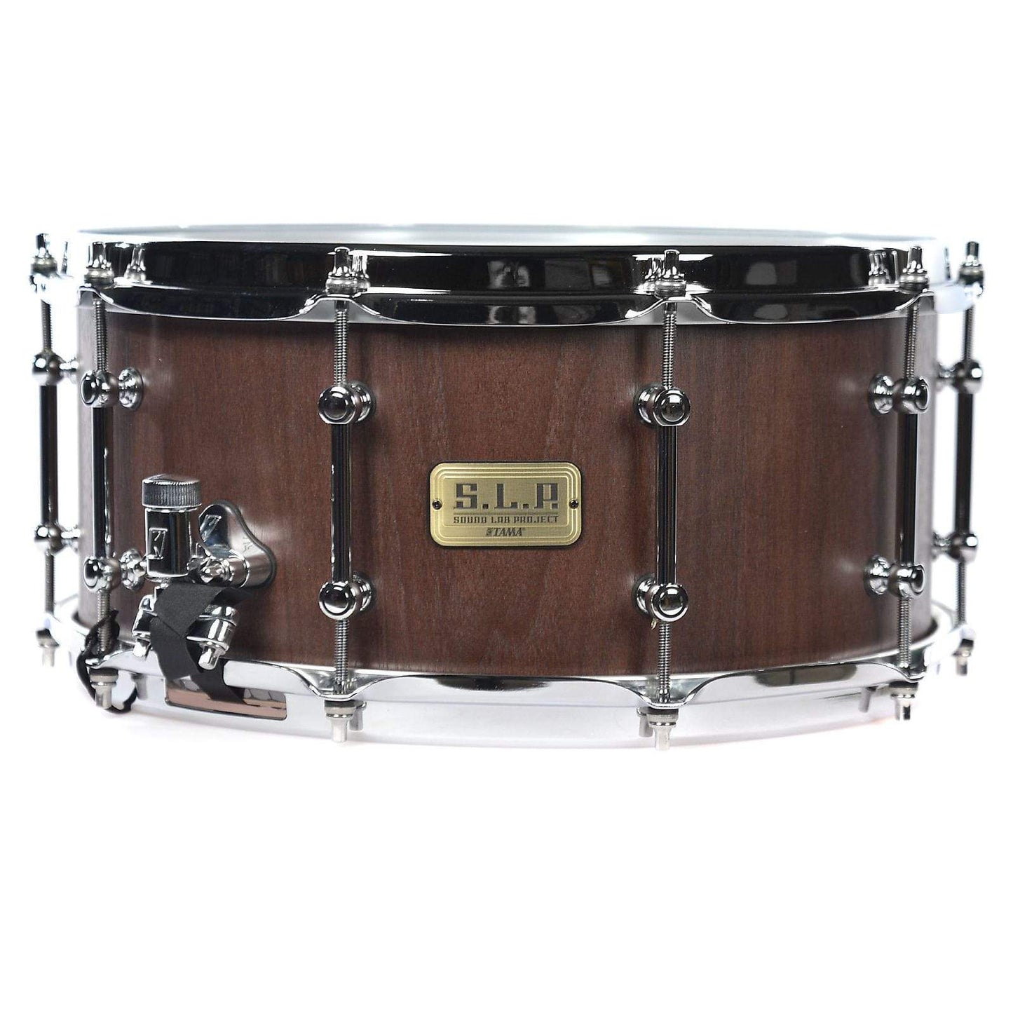 Tama 6.5x14 S.L.P. Snare Drum Matte Black Walnut Drums and Percussion / Acoustic Drums / Snare