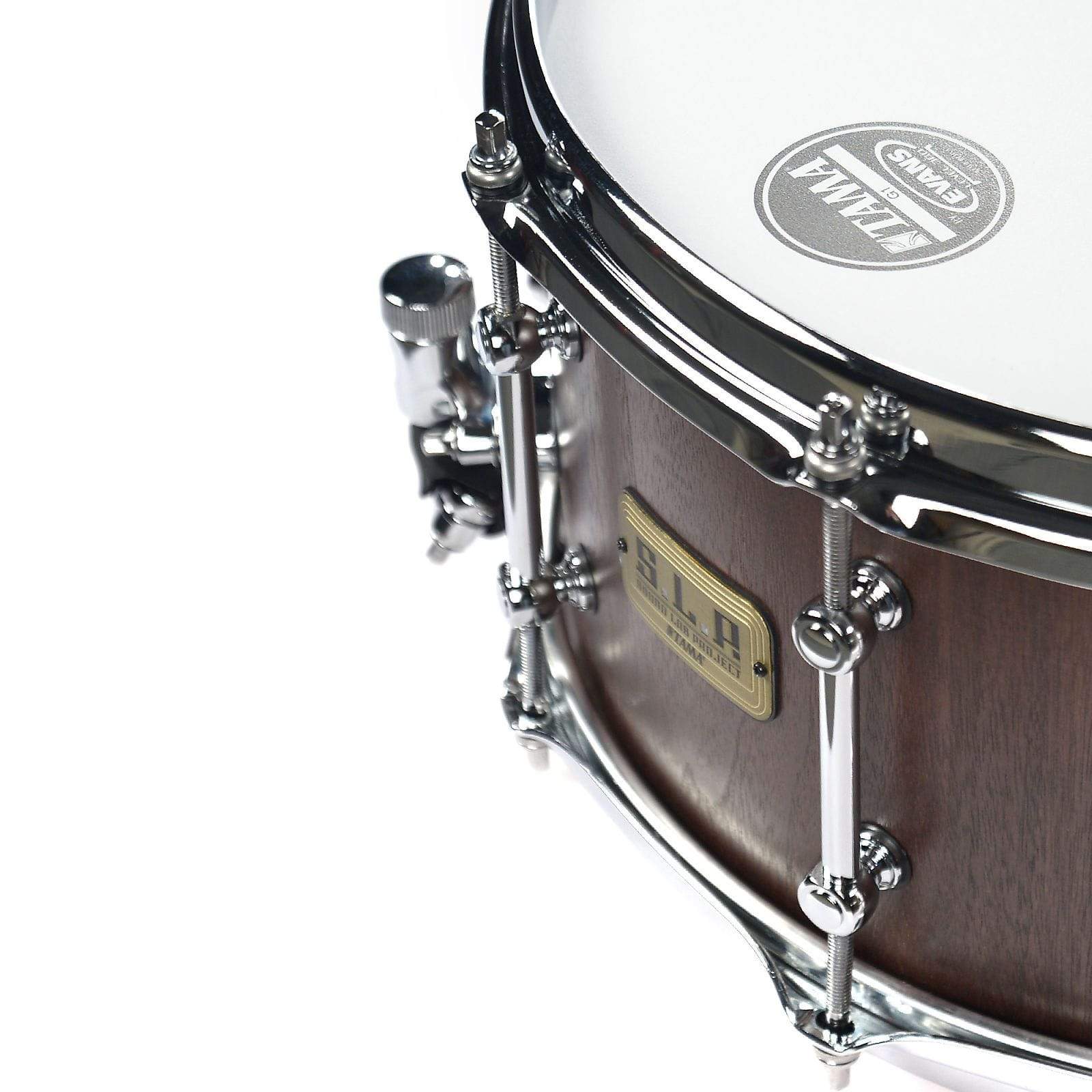 Tama 6.5x14 S.L.P. Snare Drum Matte Black Walnut Drums and Percussion / Acoustic Drums / Snare