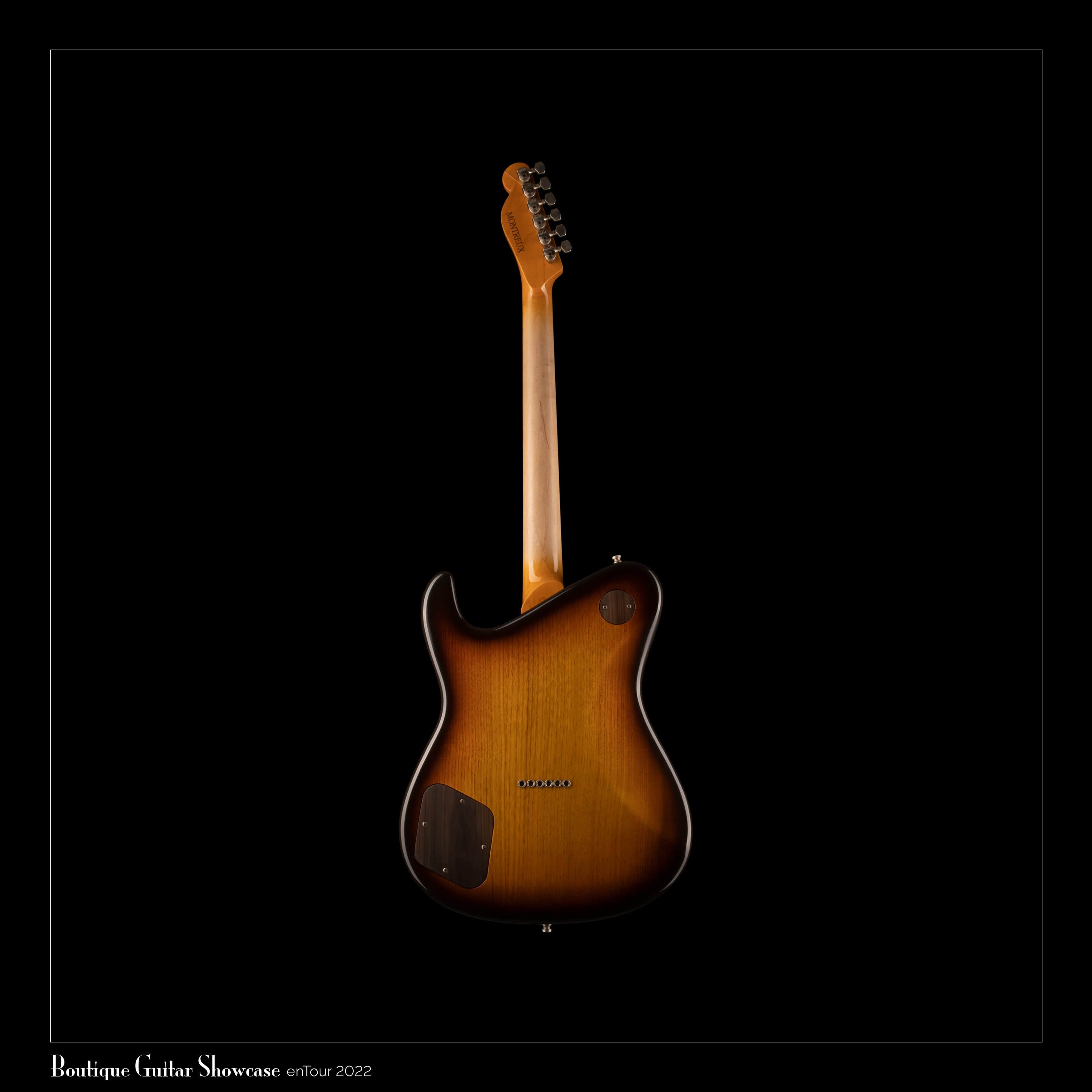 Tausch Guitars Montreux Chocolate Burst w/Chambered Chestnut Body