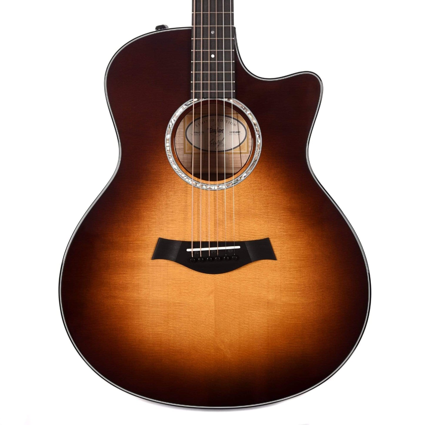 Taylor 416ce Grand Symphony Limited Edition Big Leaf Maple Tobacco Sunburst Acoustic Guitars / Built-in Electronics