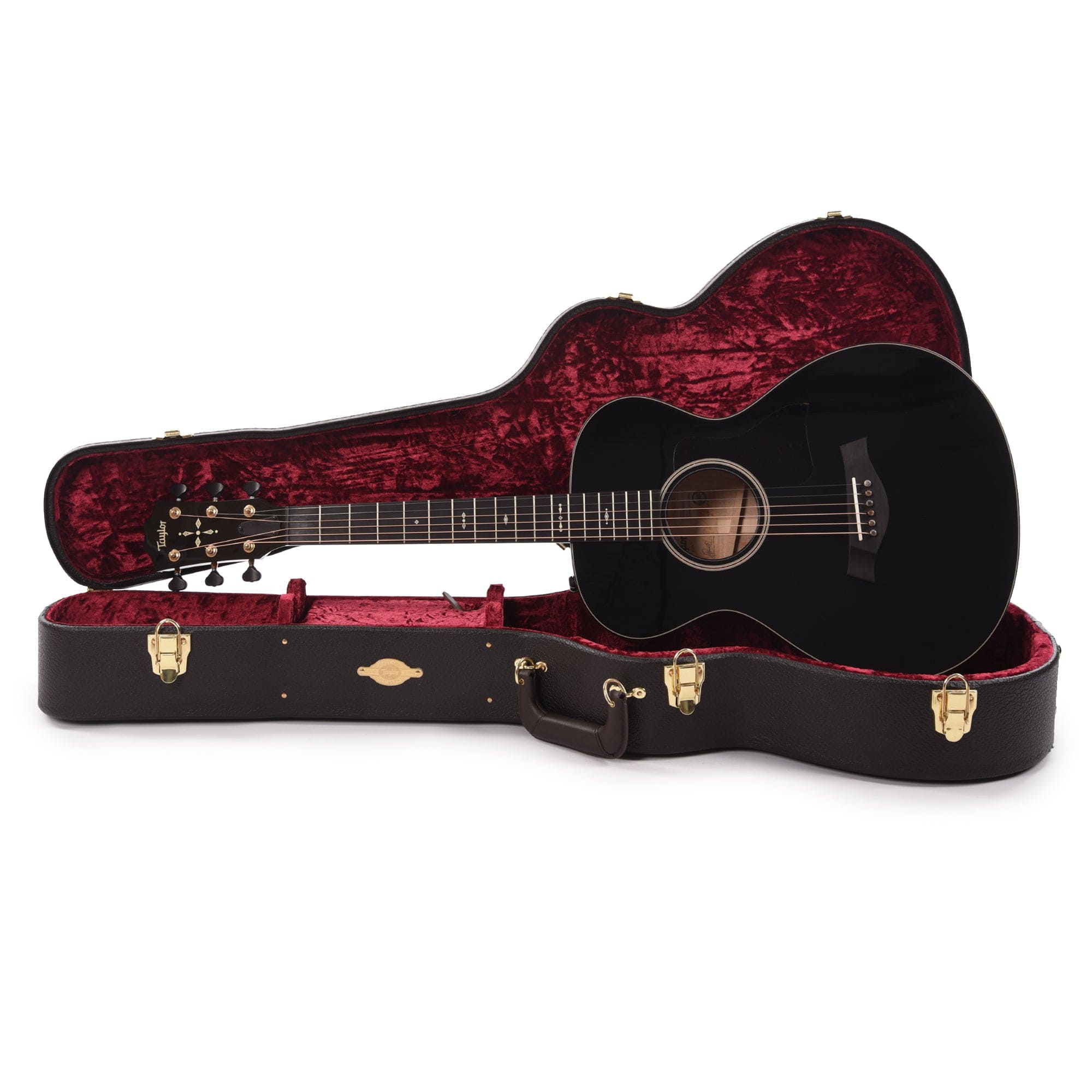 Taylor Custom Grand Concert 12-Fret Sitka/Flame Maple w/Black Top & Vintage Sunburst Back/Sides/Neck Acoustic Guitars / Concert