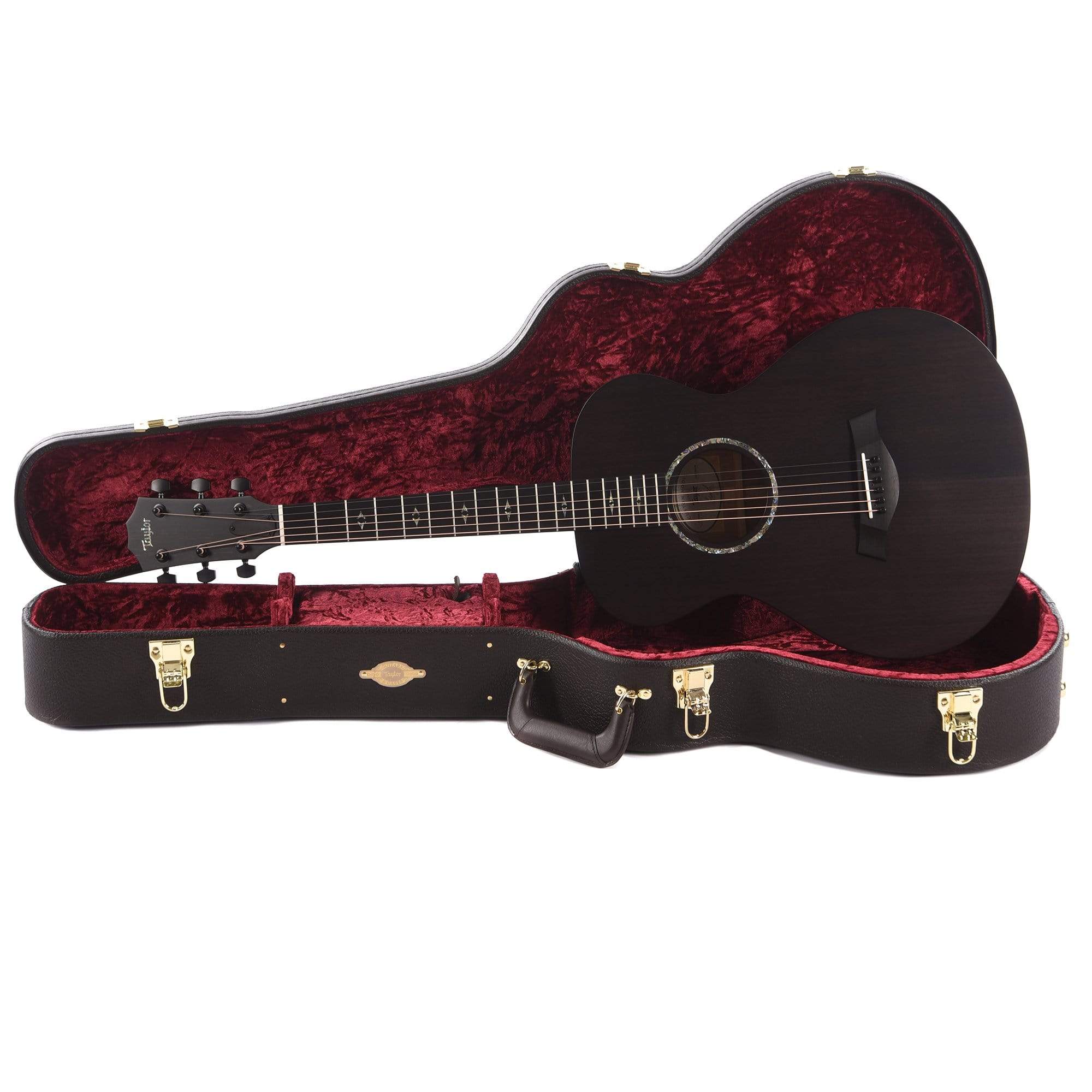 Taylor Custom TF Grand Concert Blackwood Charcoal Black ES2 Scratch and Dent Acoustic Guitars / Concert