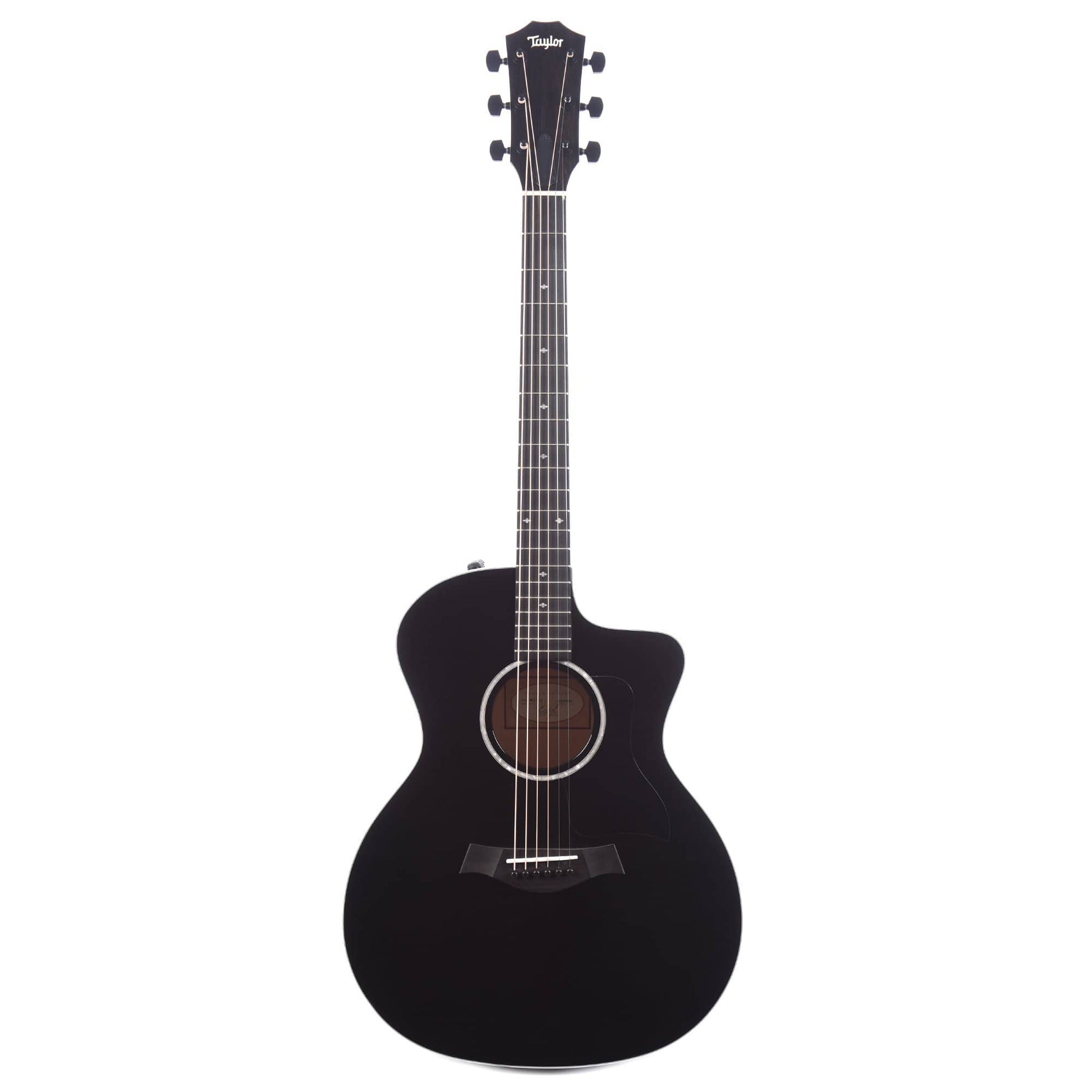 Taylor 214ce-BLK Deluxe Grand Auditorium Sitka/Maple Black ES2 Acoustic Guitars / OM and Auditorium