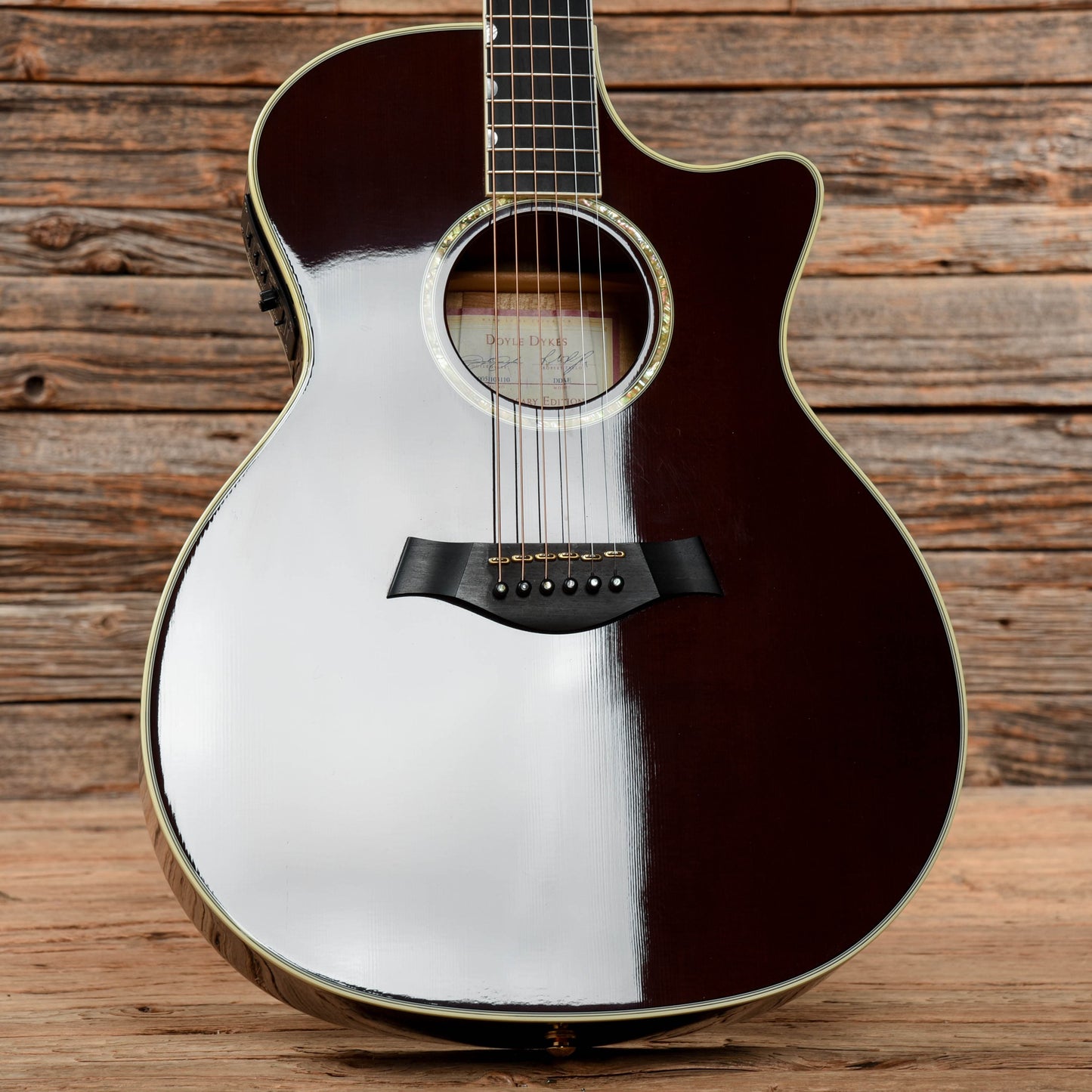 Taylor DDAE Doyle Dykes Anniversary Edition Black Cherry 2005 Acoustic Guitars / OM and Auditorium