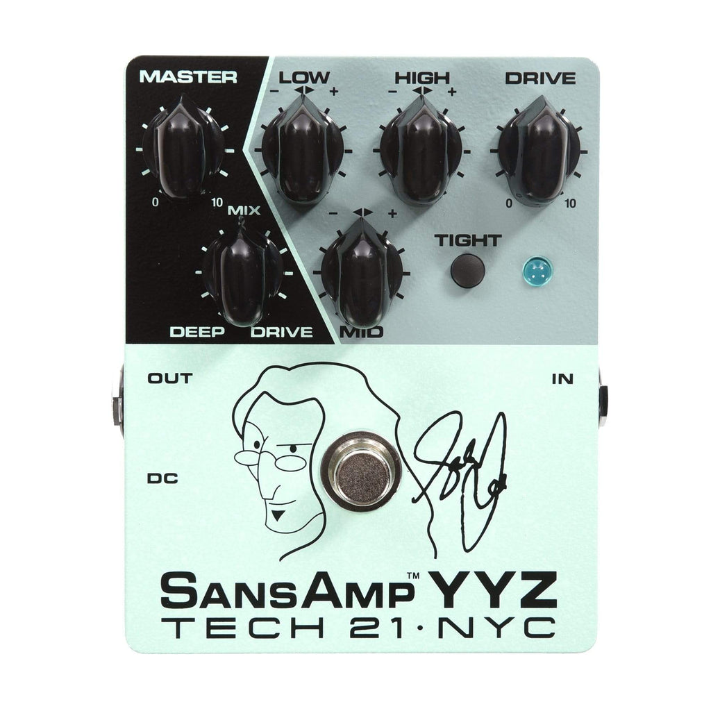 Tech 21 Sansamp YYZ (Geddy Lee) Bass Preamp Pedal - Bass Central