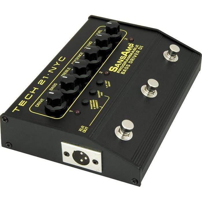 Tech 21 SansAmp 3-Channel Programmable Bass Driver DI – Chicago Music  Exchange