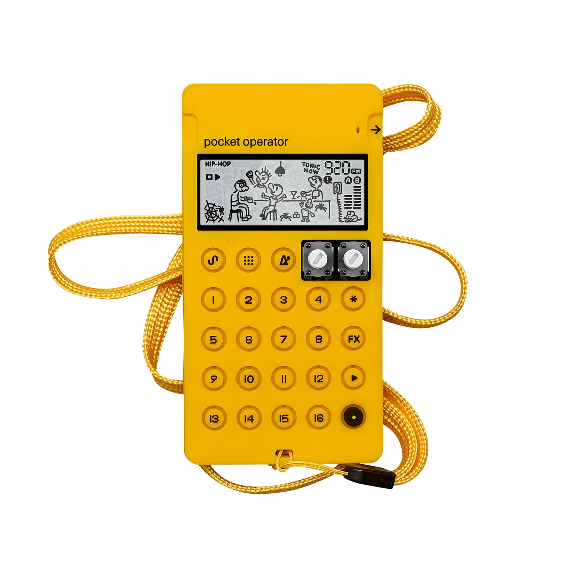 Teenage Engineering CA-X Pro Silicon Case for Pocket Operator Yellow Keyboards and Synths / Keyboard Accessories / Cases