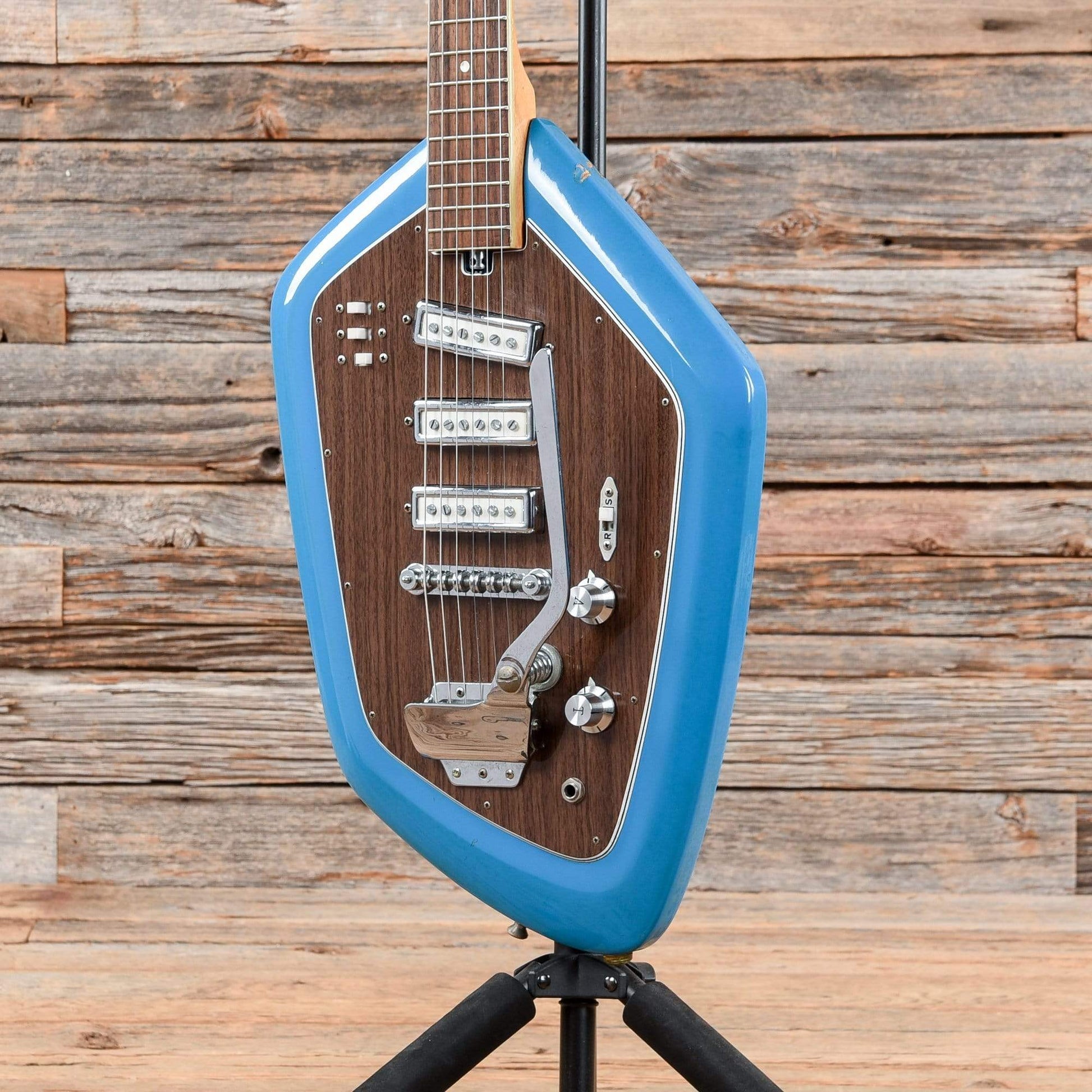 Teisco Del-Rey EV-3T Blue 1960s Electric Guitars / Solid Body