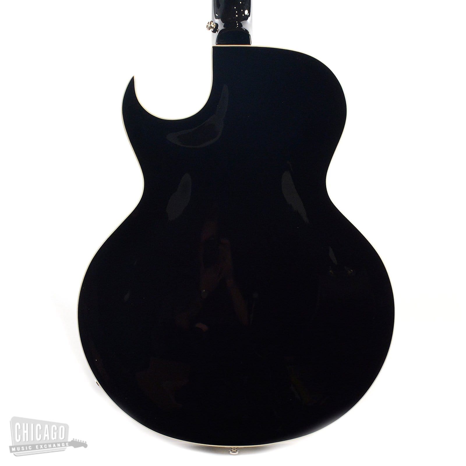 Loar LH-304T-CBK Archtop Thinbody Cutaway Black w/Humbuckers Electric Guitars / Semi-Hollow