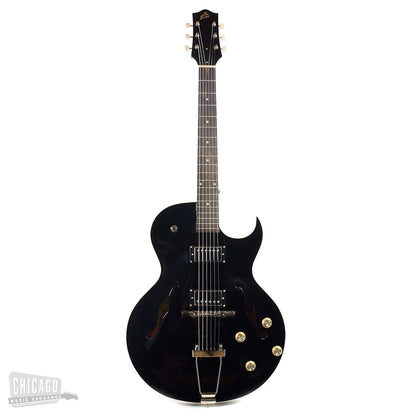 Loar LH-304T-CBK Archtop Thinbody Cutaway Black w/Humbuckers Electric Guitars / Semi-Hollow