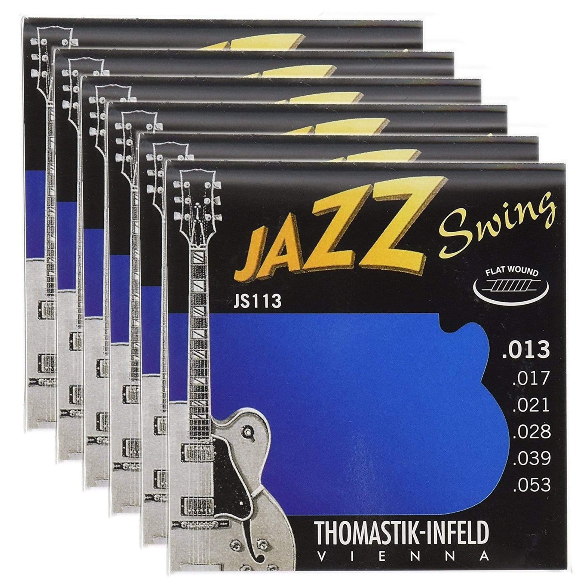 Thomastik JS113 Jazz Swing Flat 13-53 (6 Pack Bundle) Accessories / Strings / Guitar Strings