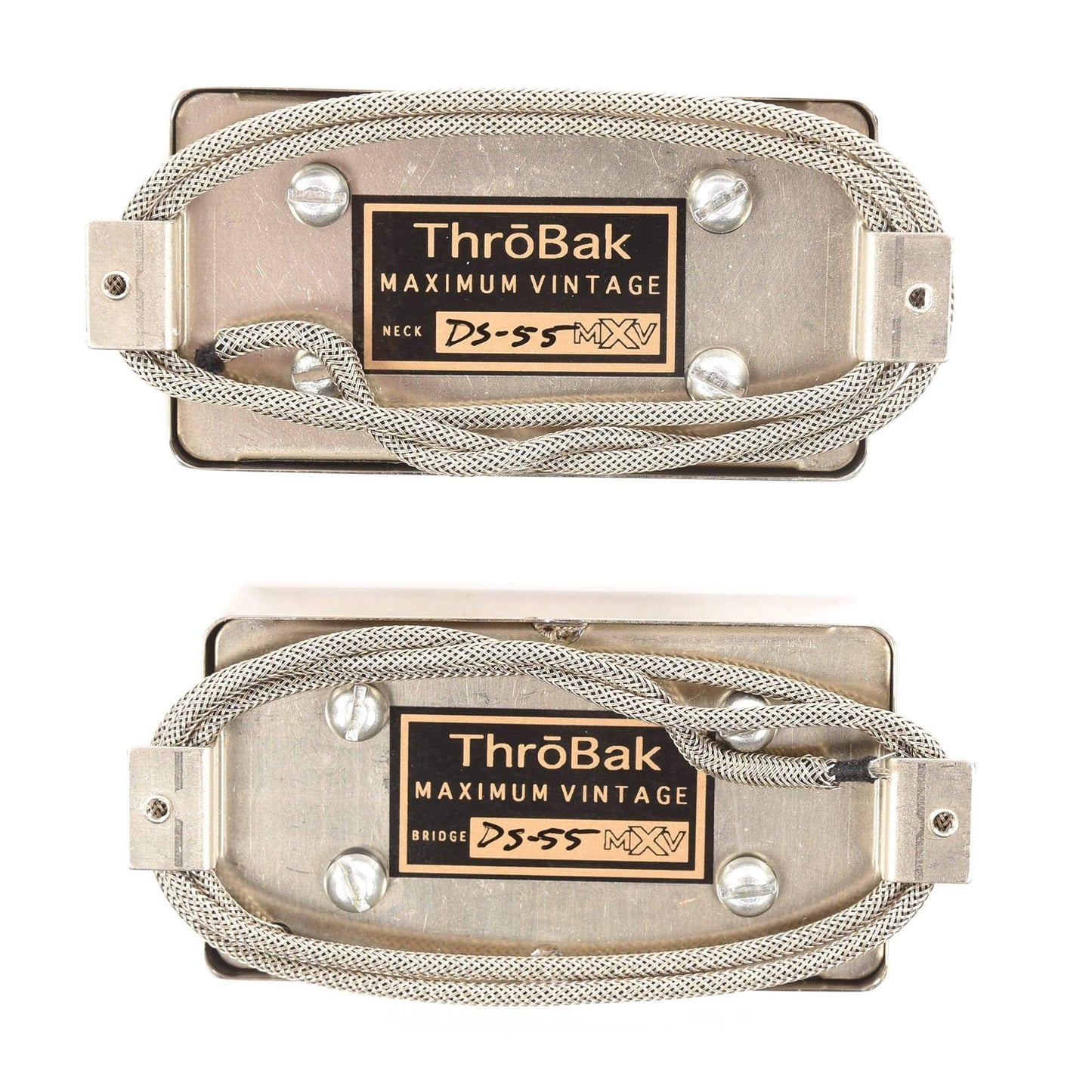 Throbak DS-55 MXV P.A.F. Humbucker Set Nickel Parts / Guitar Pickups