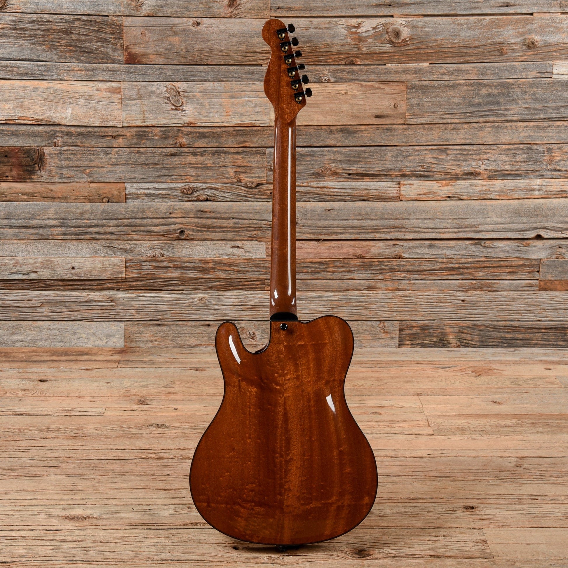 Tim Bram ThinLine Tribute Gold Top European Spruce/Figured Sapele w/Kent Armstrong Mini PAF Electric Guitars / Hollow Body