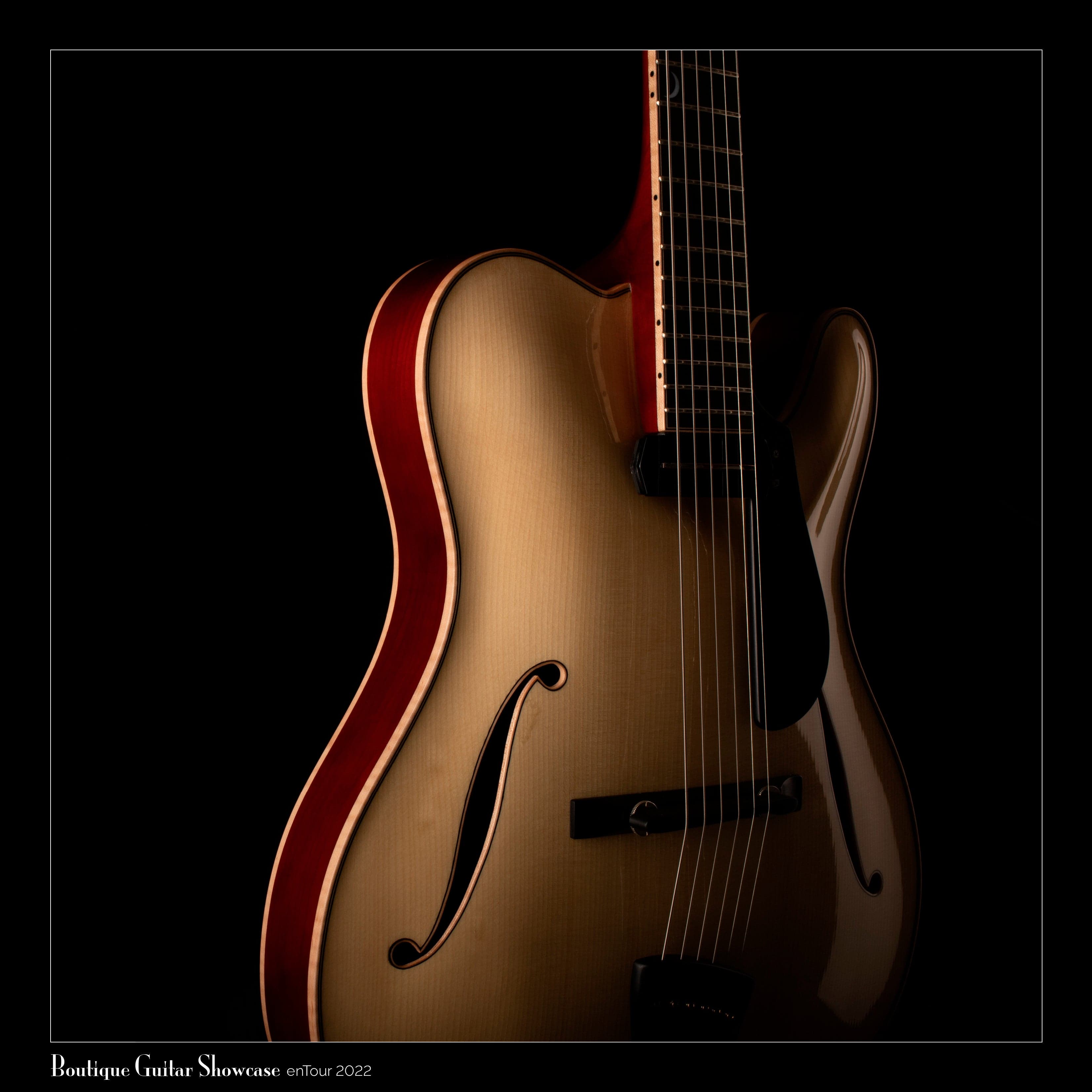 Tim Bram Tribute ThinLine European Spruce/Cherry Natural