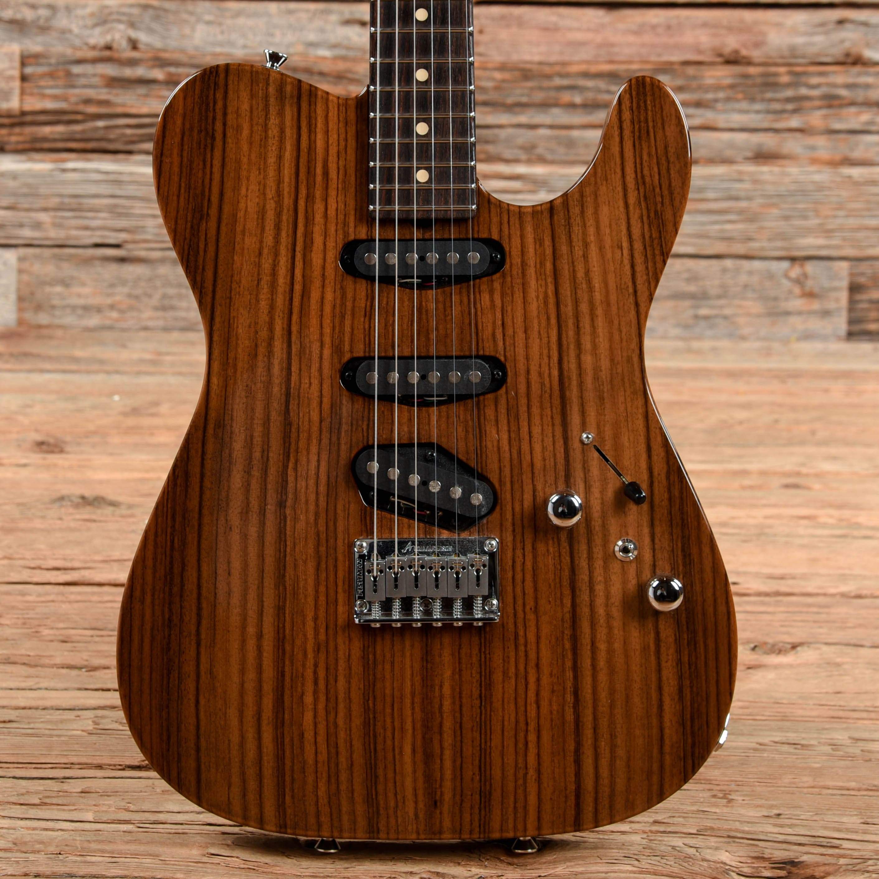 Tom Anderson Hollow T Drop Top Natural with Brown Back 2003 – Chicago Music  Exchange