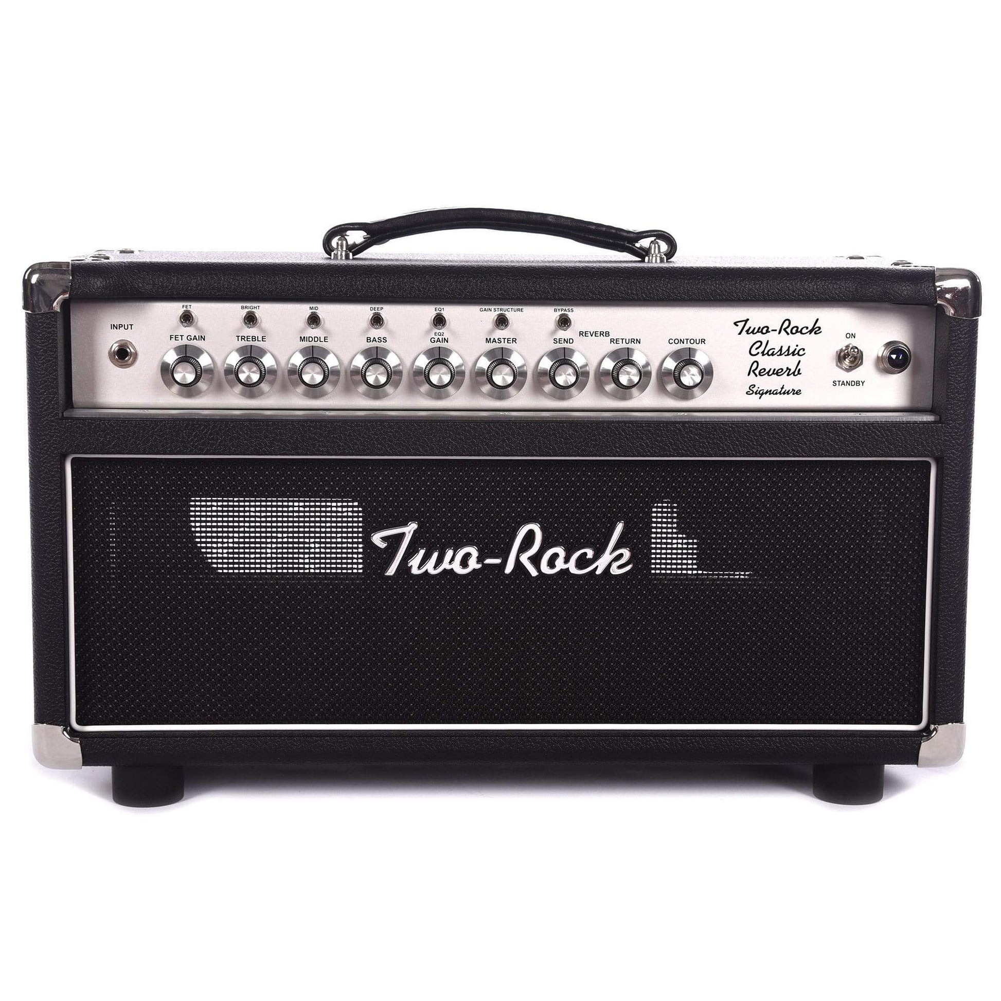 Two Rock Classic Reverb Signature Silver Anodized 100w Head w/Footswitch & Silver Skirted Knobs Amps / Guitar Heads