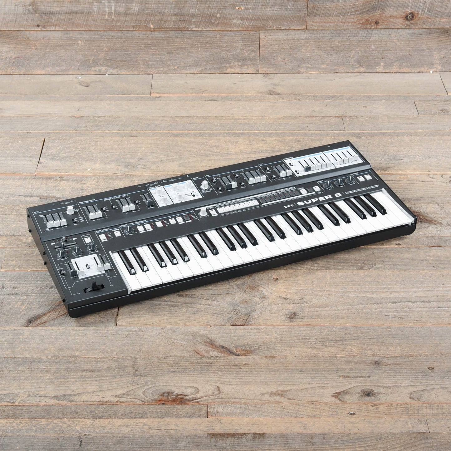 UDO Super 6 Polyphonic Analog Synthesizer Black Keyboards and Synths / Synths / Analog Synths