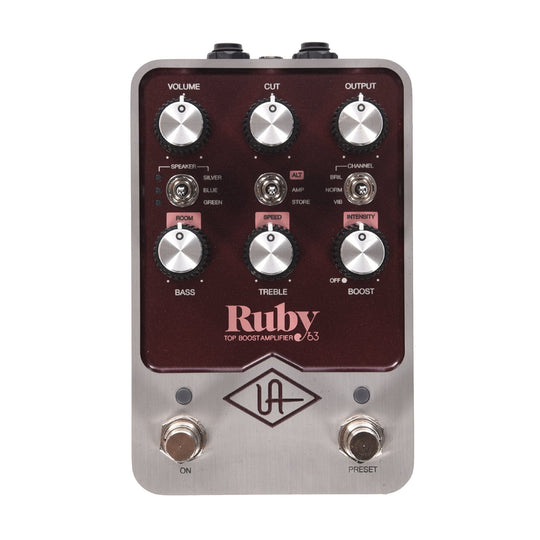 Universal Audio Ruby '63 Top Boost Amplifier Pedal Effects and Pedals / Amp Modeling