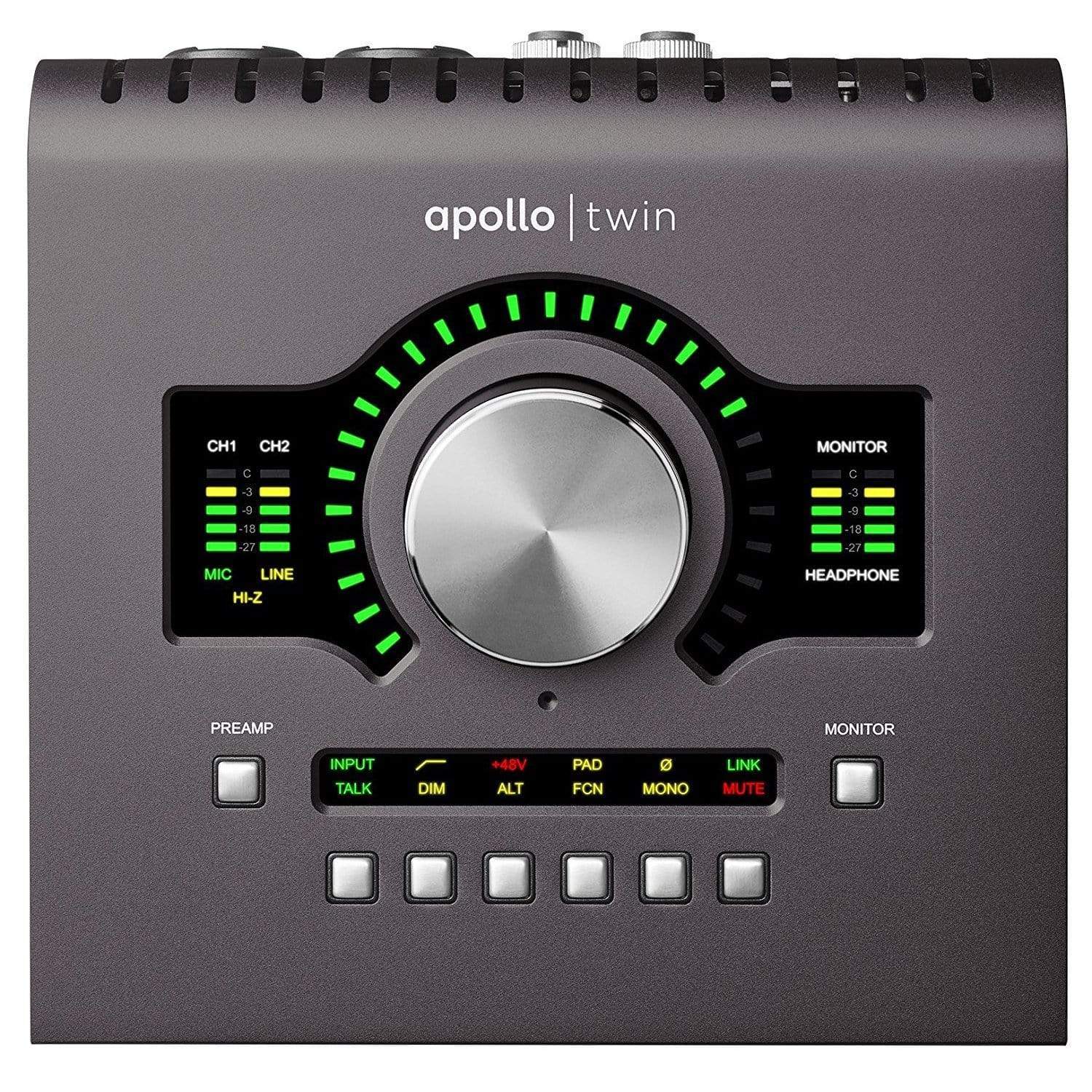 Universal Audio Apollo Twin MkII w/ DUO Processing Interface Bundle W/FREE UDG Creator Universal Audio Apollo Twin MKII Hardcase Pro Audio / Interfaces