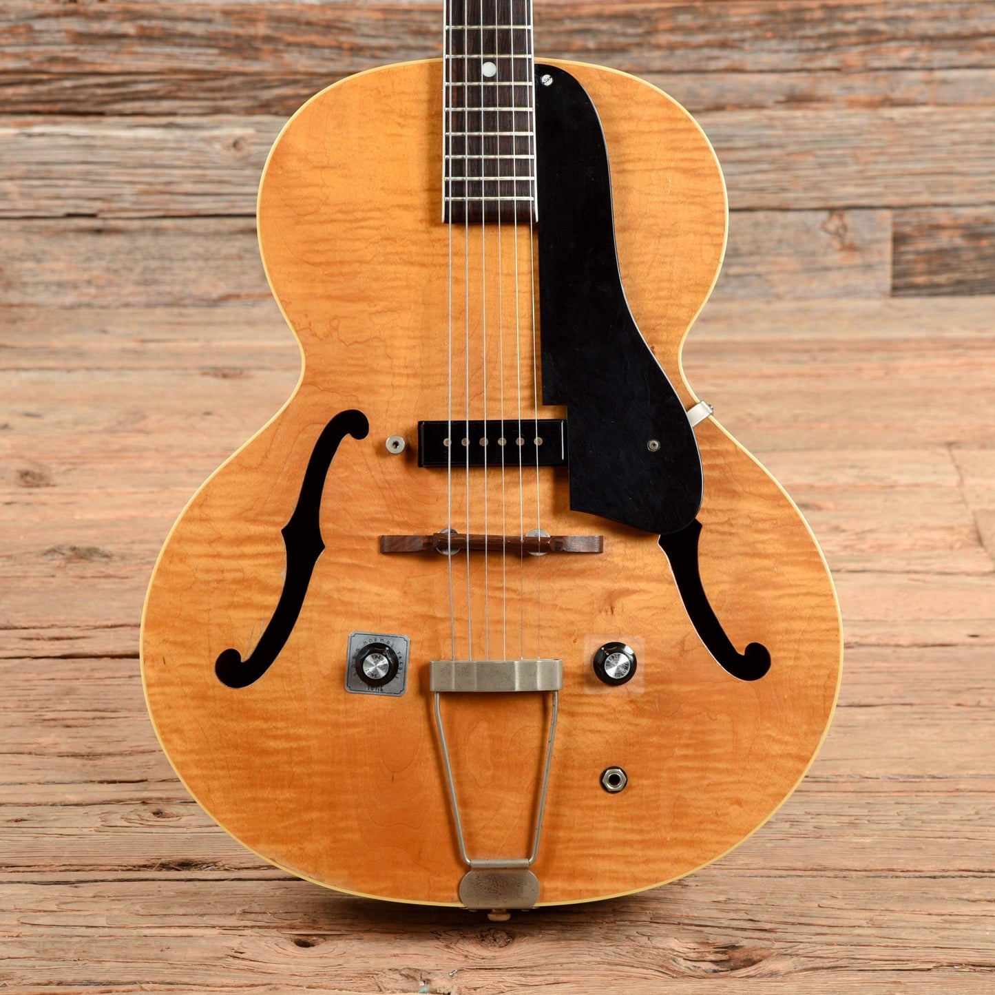 Vega Archtop Natural 1940s Electric Guitars / Hollow Body