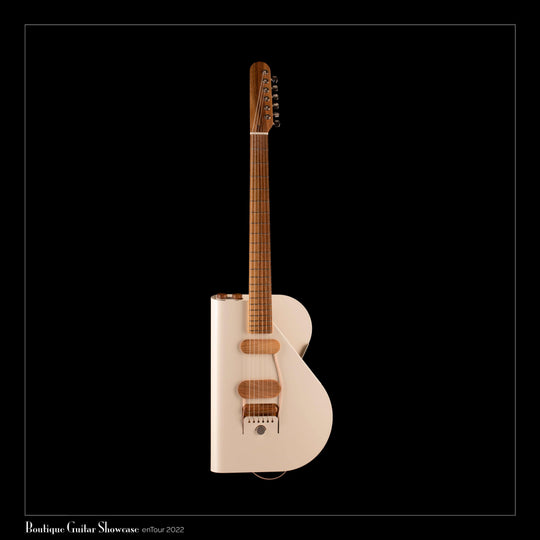 Verso Cosmo White Powder Coated w/German Walnut Neck