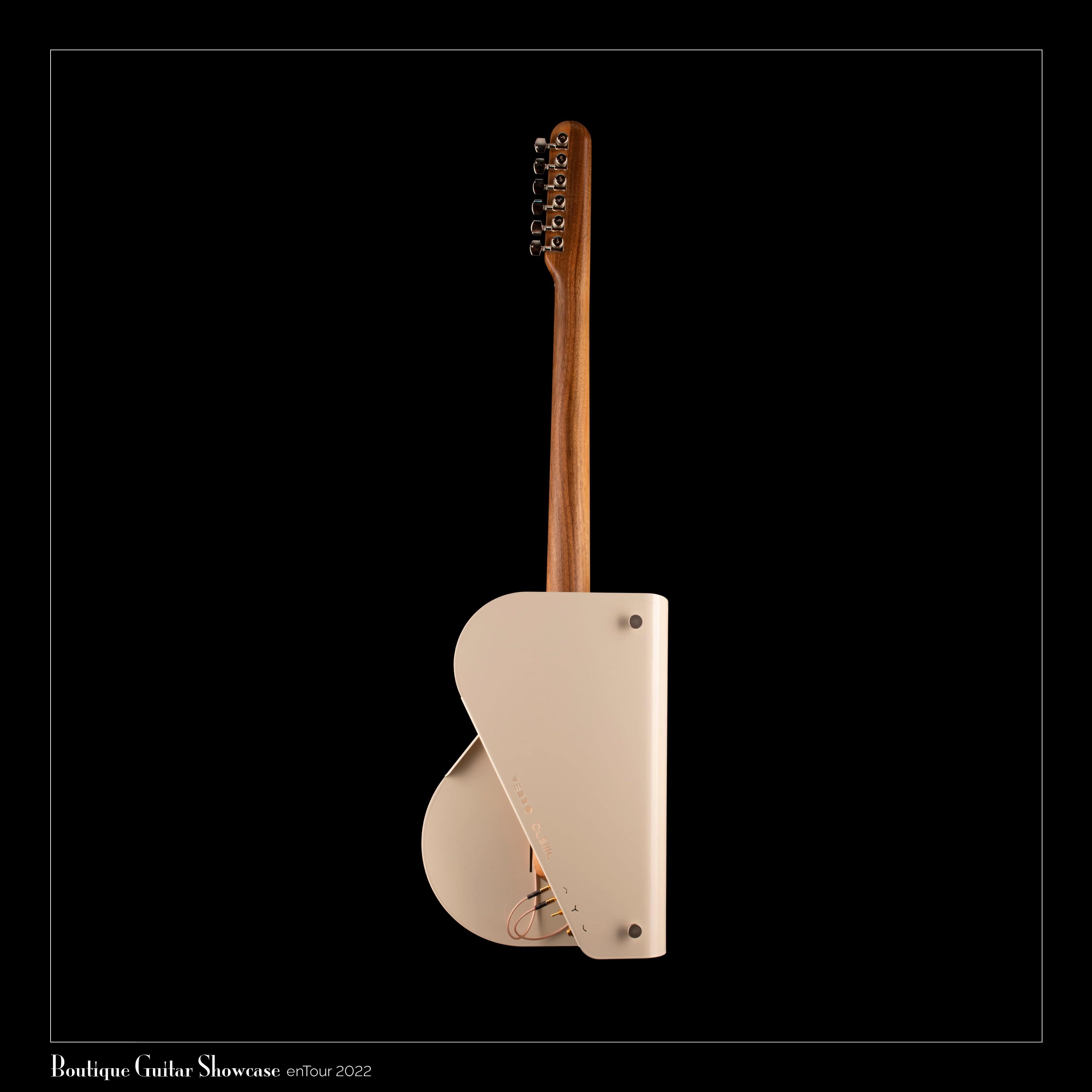 Verso Cosmo White Powder Coated w/German Walnut Neck