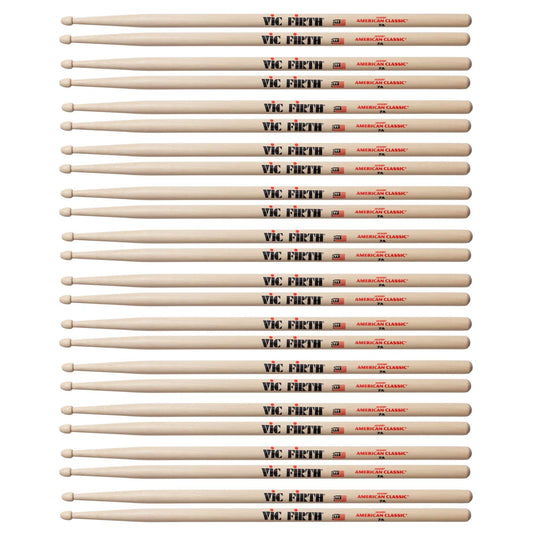 Vic Firth 7A Wood Tip Drum Sticks (12 Pair Bundle) Drums and Percussion / Parts and Accessories / Drum Sticks and Mallets