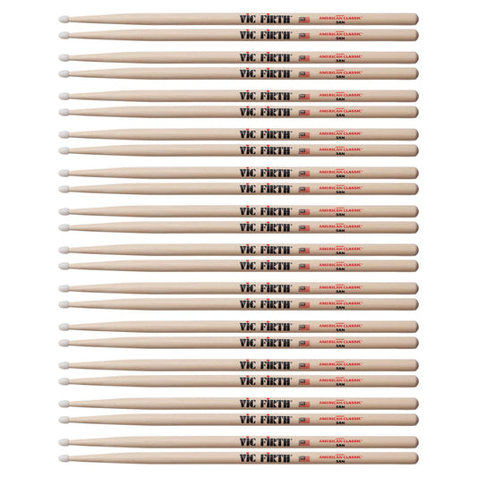 Vic Firth American Classic 5A Nylon Tip Drum Sticks (12 Pair Bundle) Drums and Percussion / Parts and Accessories / Drum Sticks and Mallets