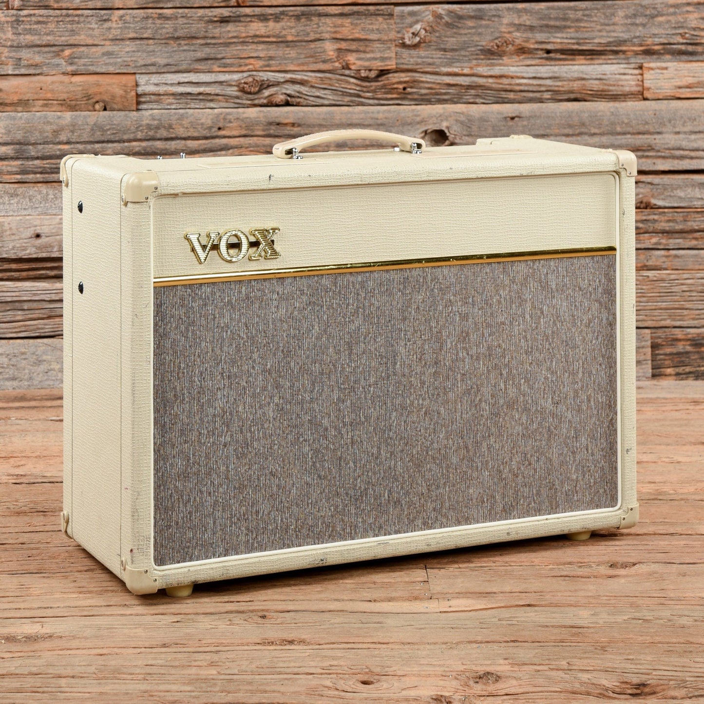 Vox AC15C1 Custom 2-Channel 15-Watt 1x12" Guitar Combo Limited Edition Cream Bronco Amps / Guitar Cabinets