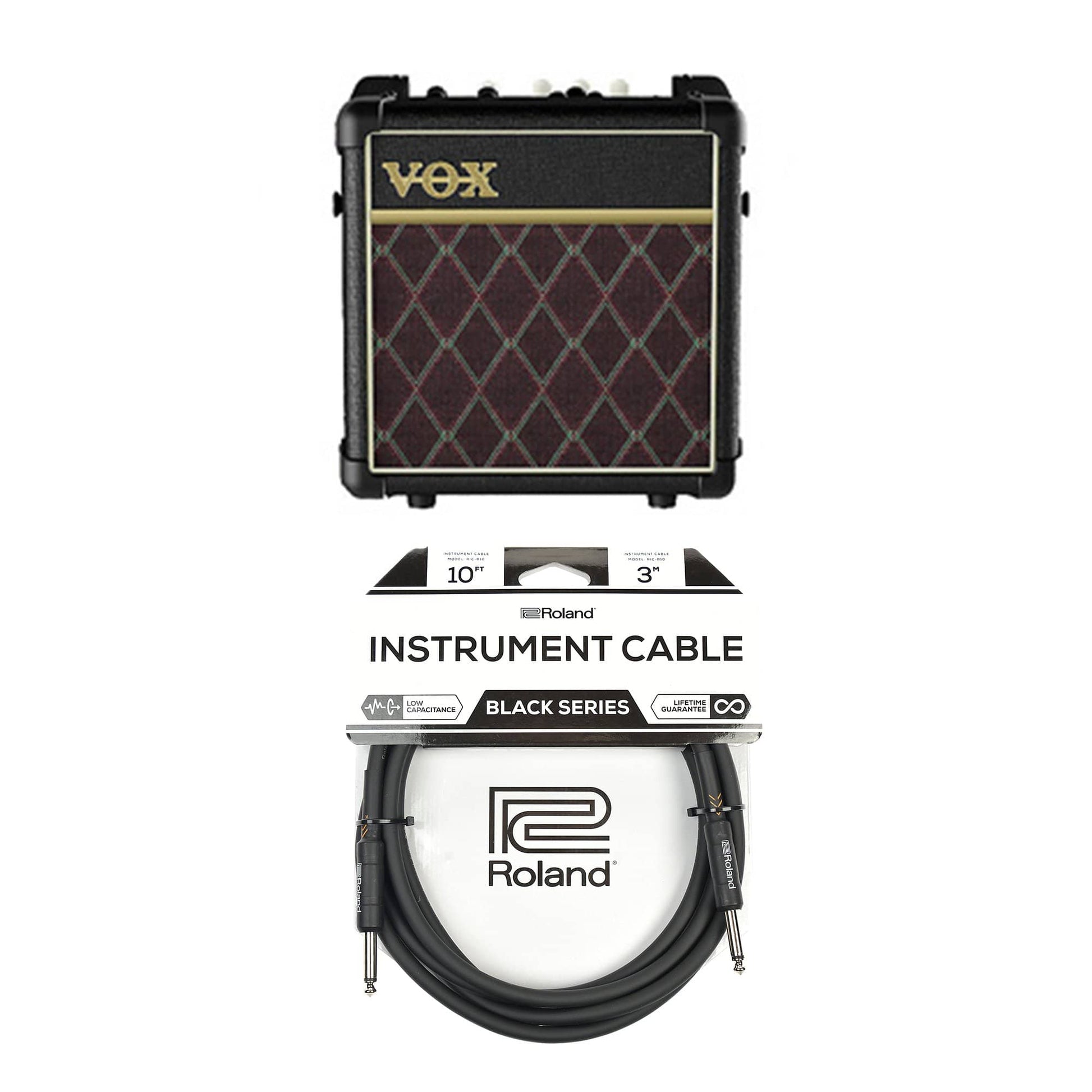 Vox Mini5 Rhythm Classic Cable Bundle Amps / Guitar Combos