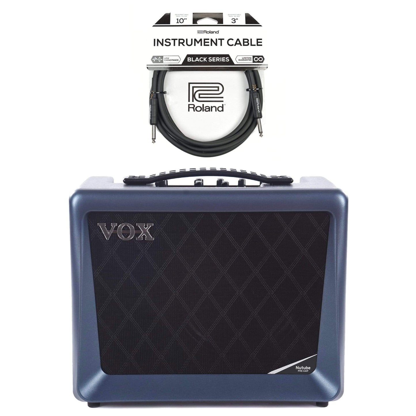 Vox VX50 GTV 50W Digital Modeling Amp w/NuTube Cable Bundle Amps / Modeling Amps