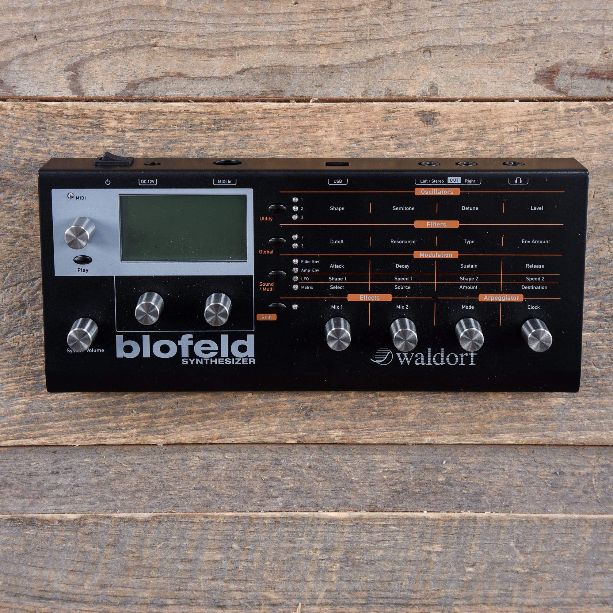 Waldorf Blofeld Digital Synthesizer Module Black – Chicago Music Exchange