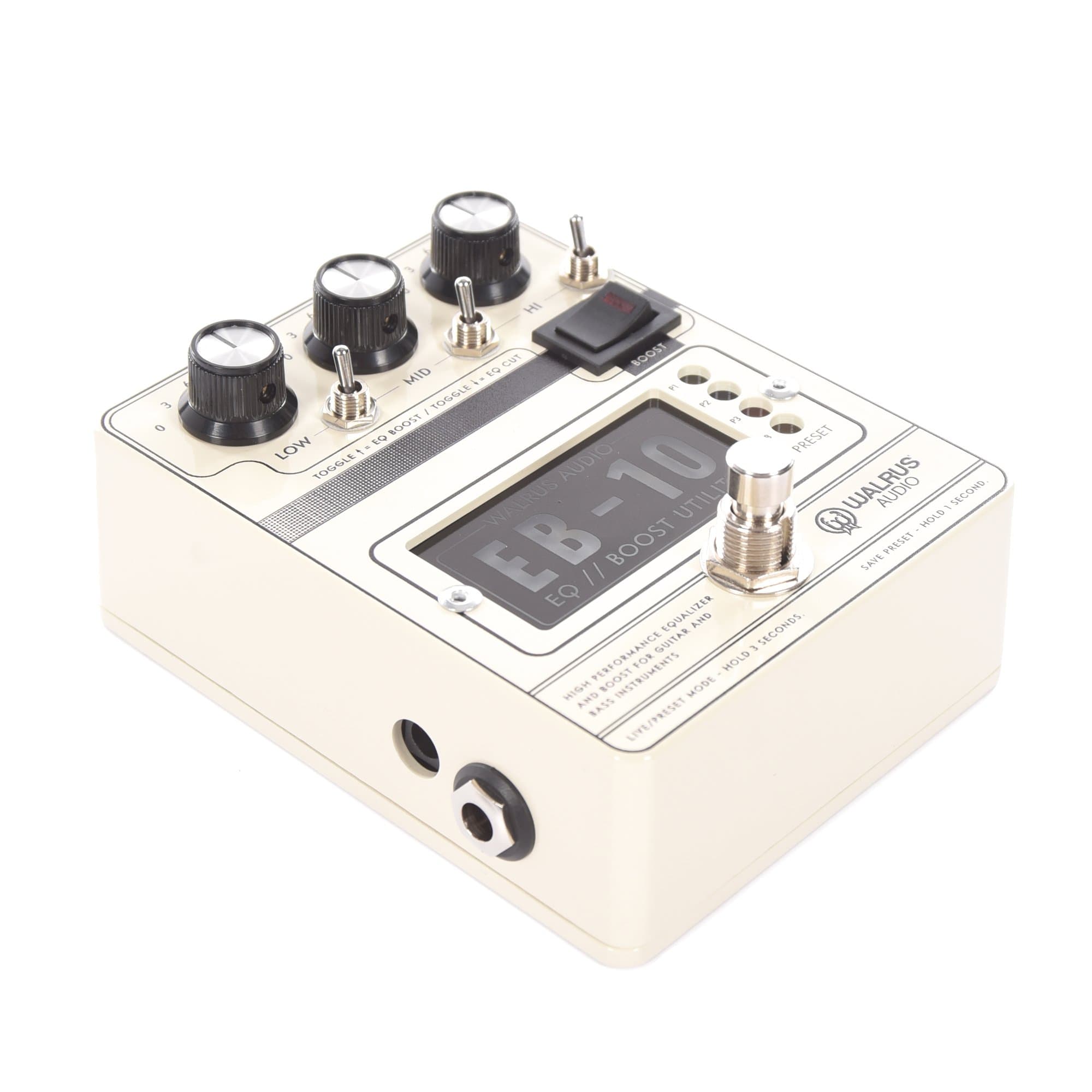 Walrus Audio EB-10 Preamp/EQ/Boost Cream Effects and Pedals / Overdrive and Boost