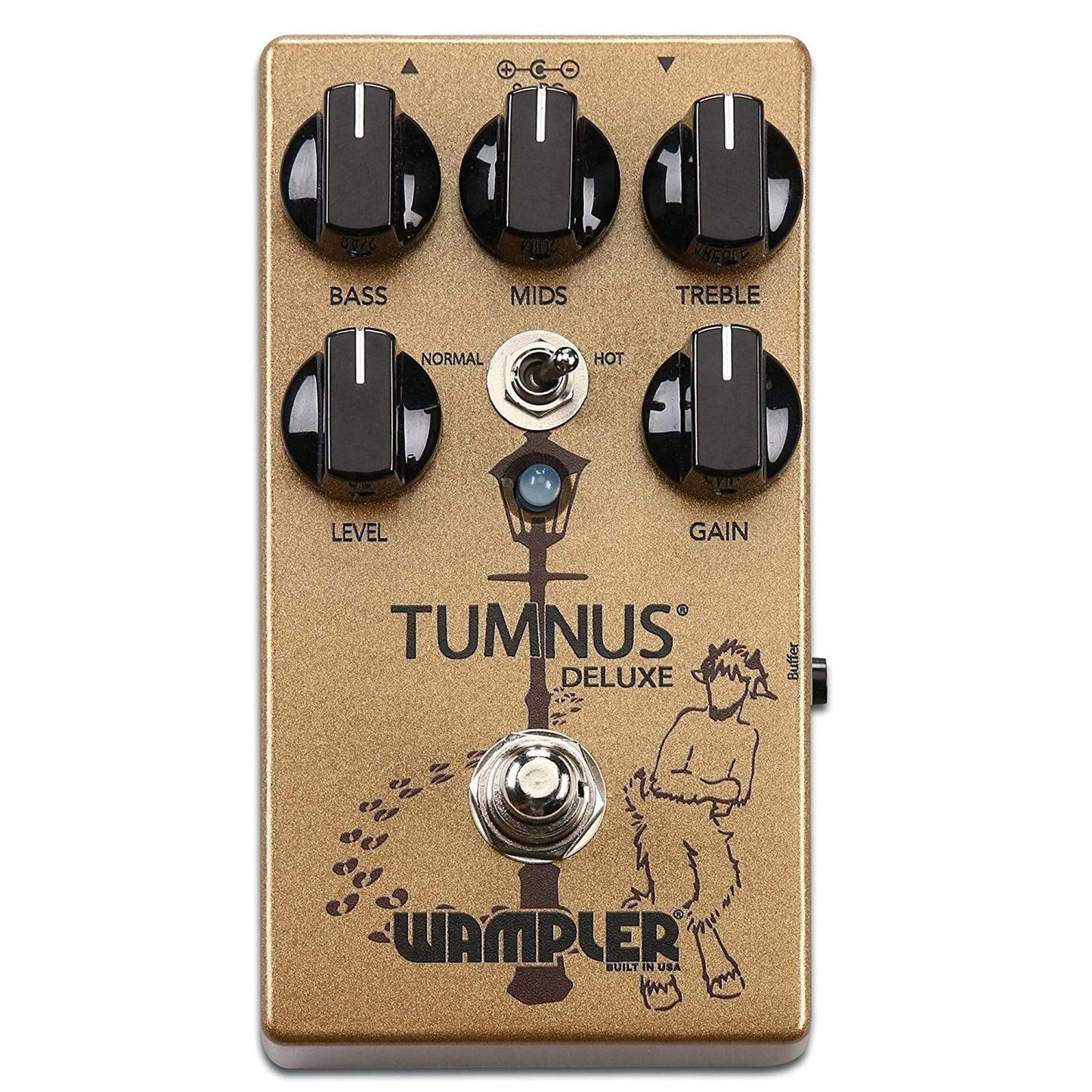 Wampler Tumnus Deluxe Overdrive Bundle w/ Truetone 1 Spot Space Saving 9v Adapter Effects and Pedals / Overdrive and Boost