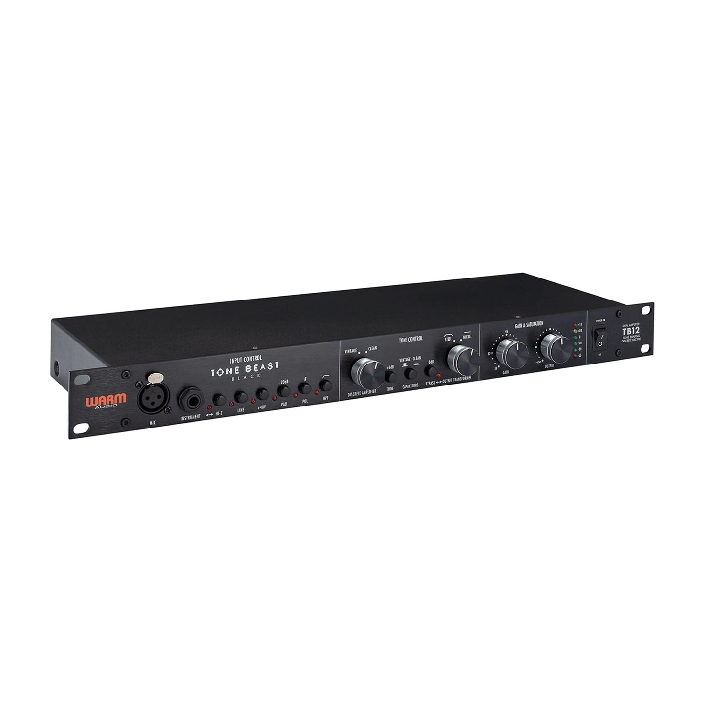 Warm Audio TB12-B Tone Beast Tone Shaping Microphone Preamp Black Pro Audio / Outboard Gear