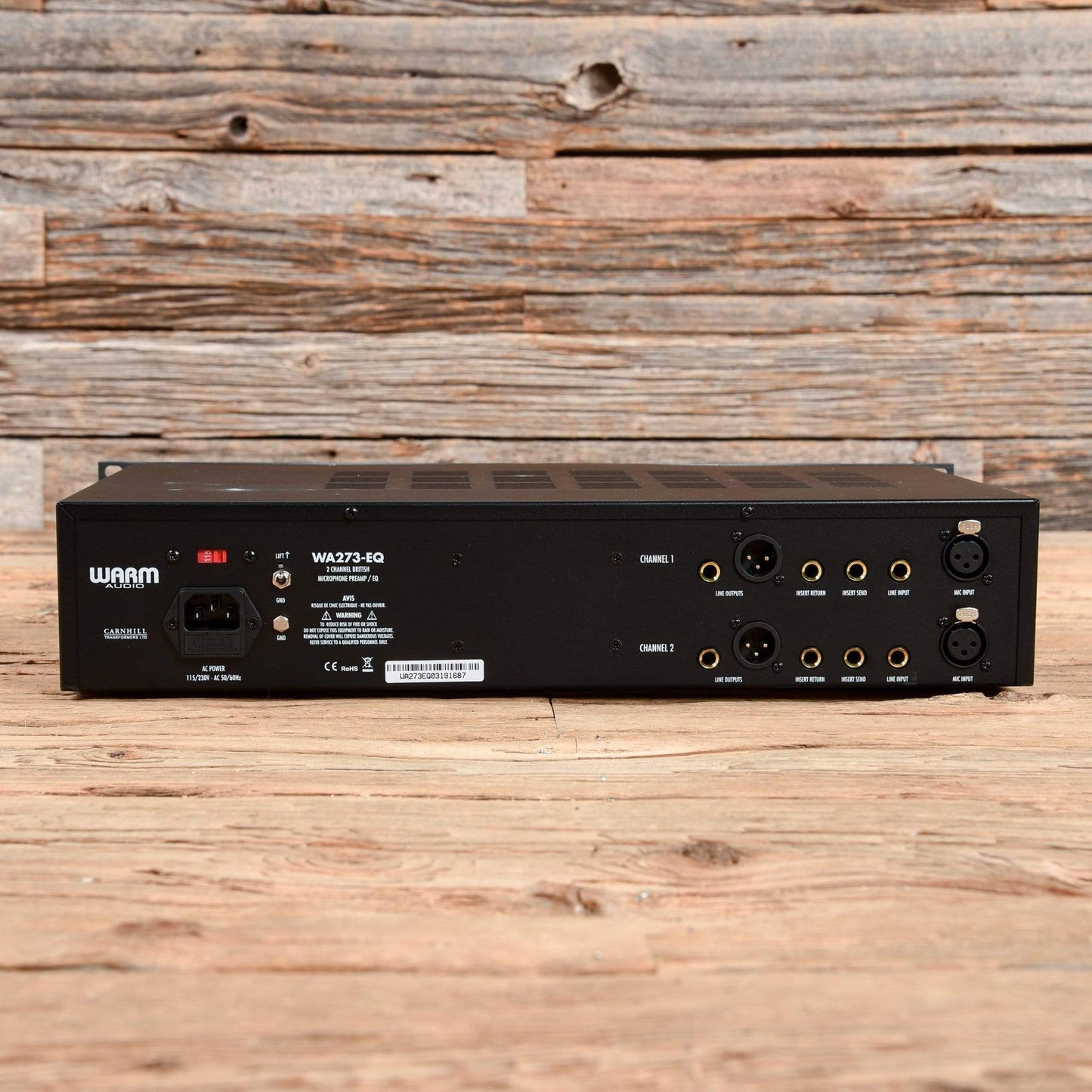 Warm Audio WA273-EQ 2-Channel 1073-Style Mic Preamp w/ EQ Pro Audio / Outboard Gear