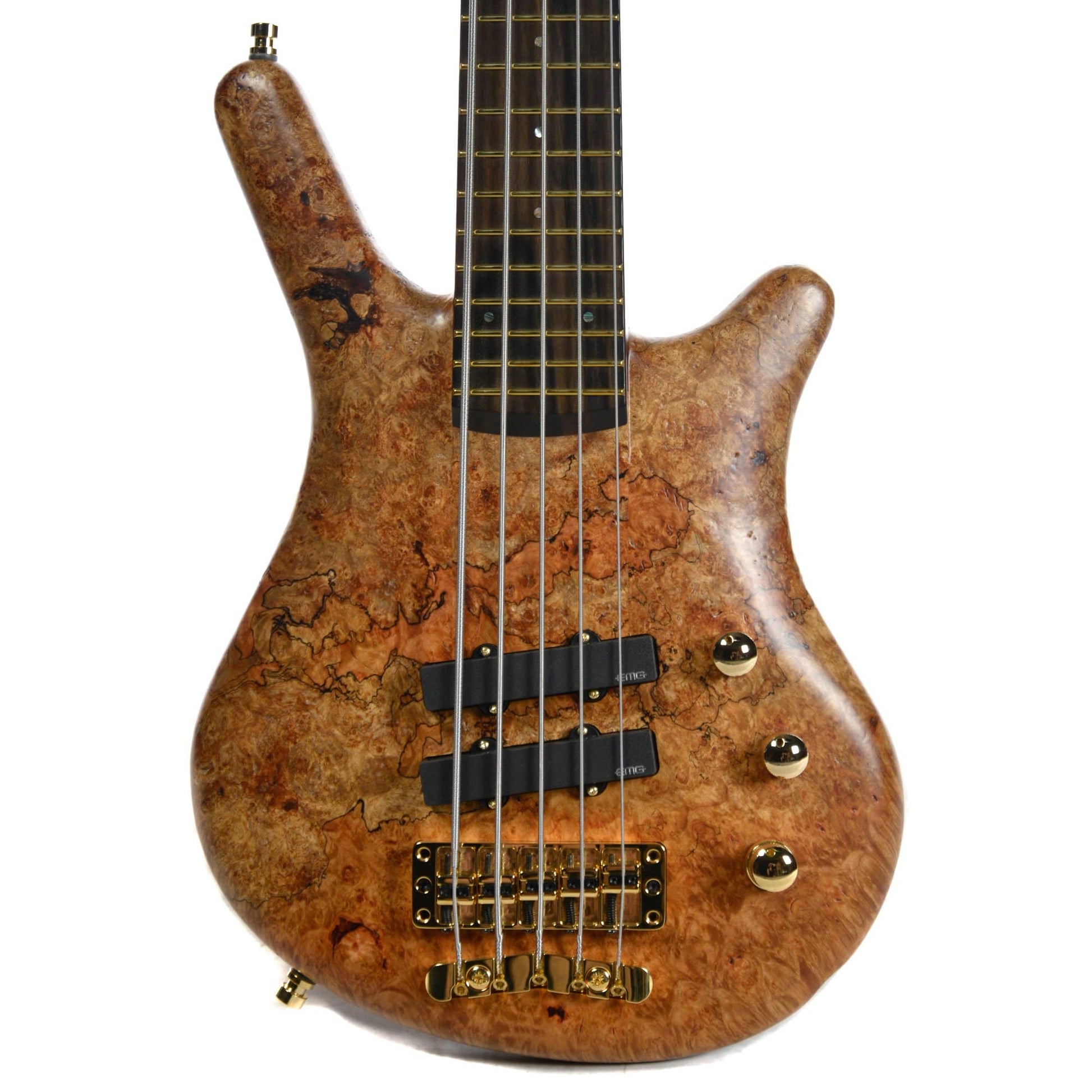 Warwick Master Built Custom Shop LTD Thumb NT 5 String Maple Burl w/Gig Bag Bass Guitars / 5-String or More