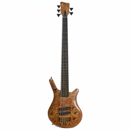 Warwick Master Built Custom Shop LTD Thumb NT 5 String Maple Burl w/Gig Bag Bass Guitars / 5-String or More