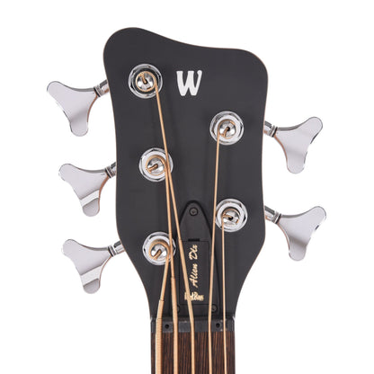 Warwick RockBass Alien Deluxe 5-String Natural Transparent Satin Bass Guitars / 5-String or More