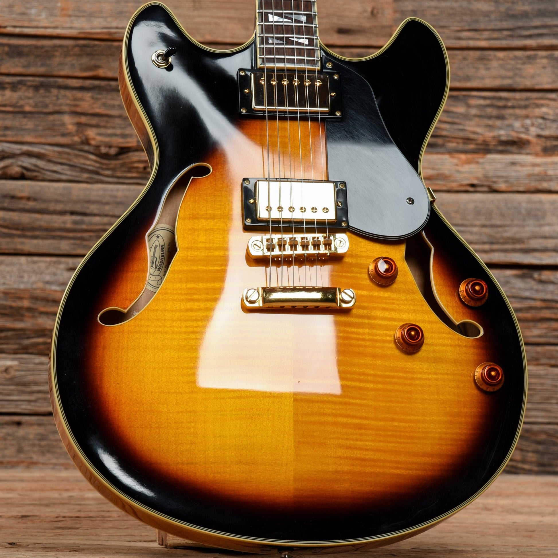 Washburn HB-35S Sunburst 1994 Electric Guitars / Semi-Hollow